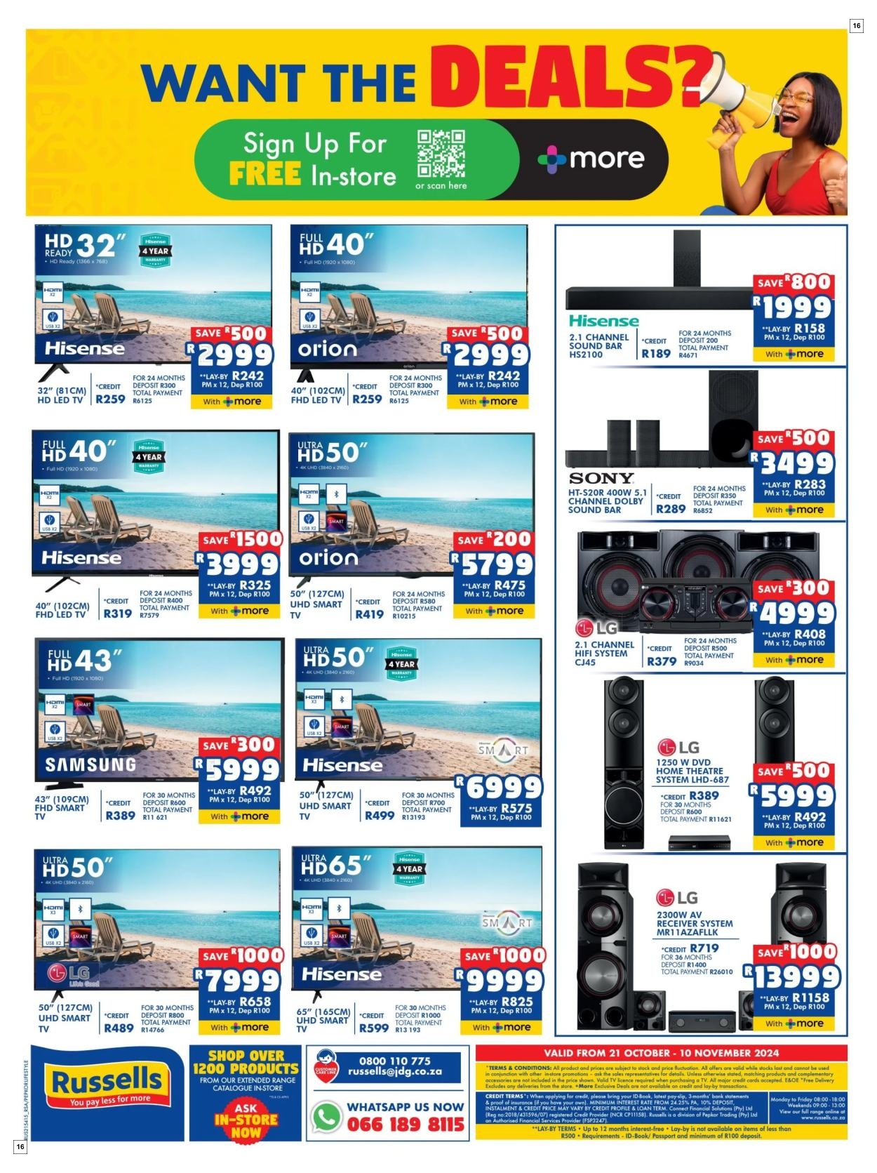 Russells Specials 21 Oct - 10 Nov - Page 16