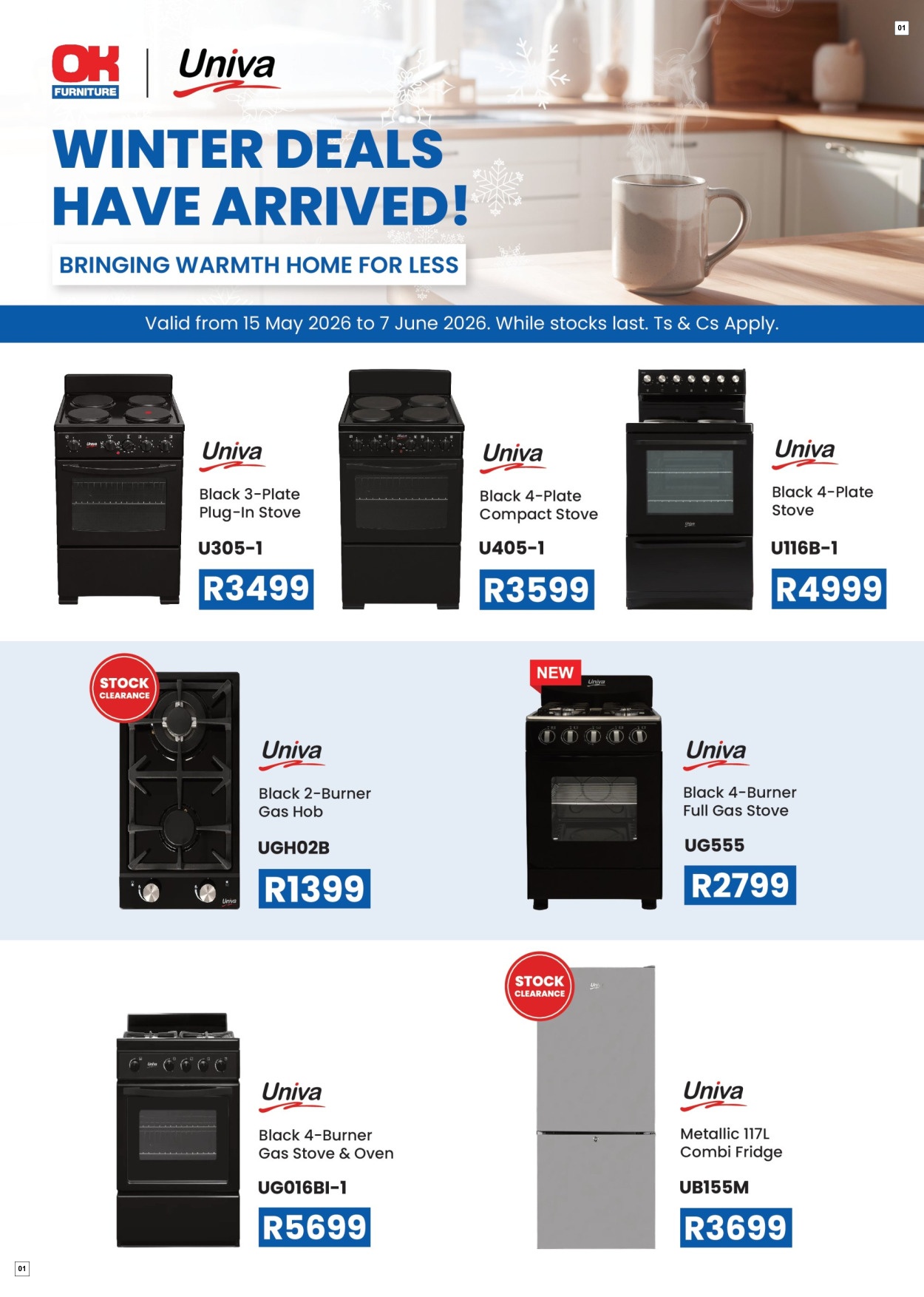 OK Furniture Specials 15 May - 07 Jun