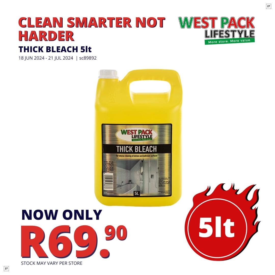West Pack Lifestyle Specials 18 Jun - 21 Jul - Page 27