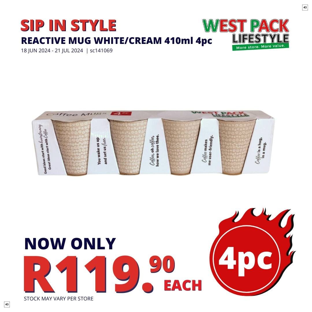 West Pack Lifestyle Specials 18 Jun - 21 Jul - Page 43