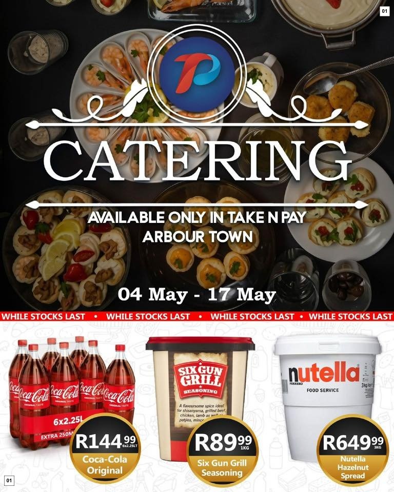 Take N Pay Specials 04 May - 17 May