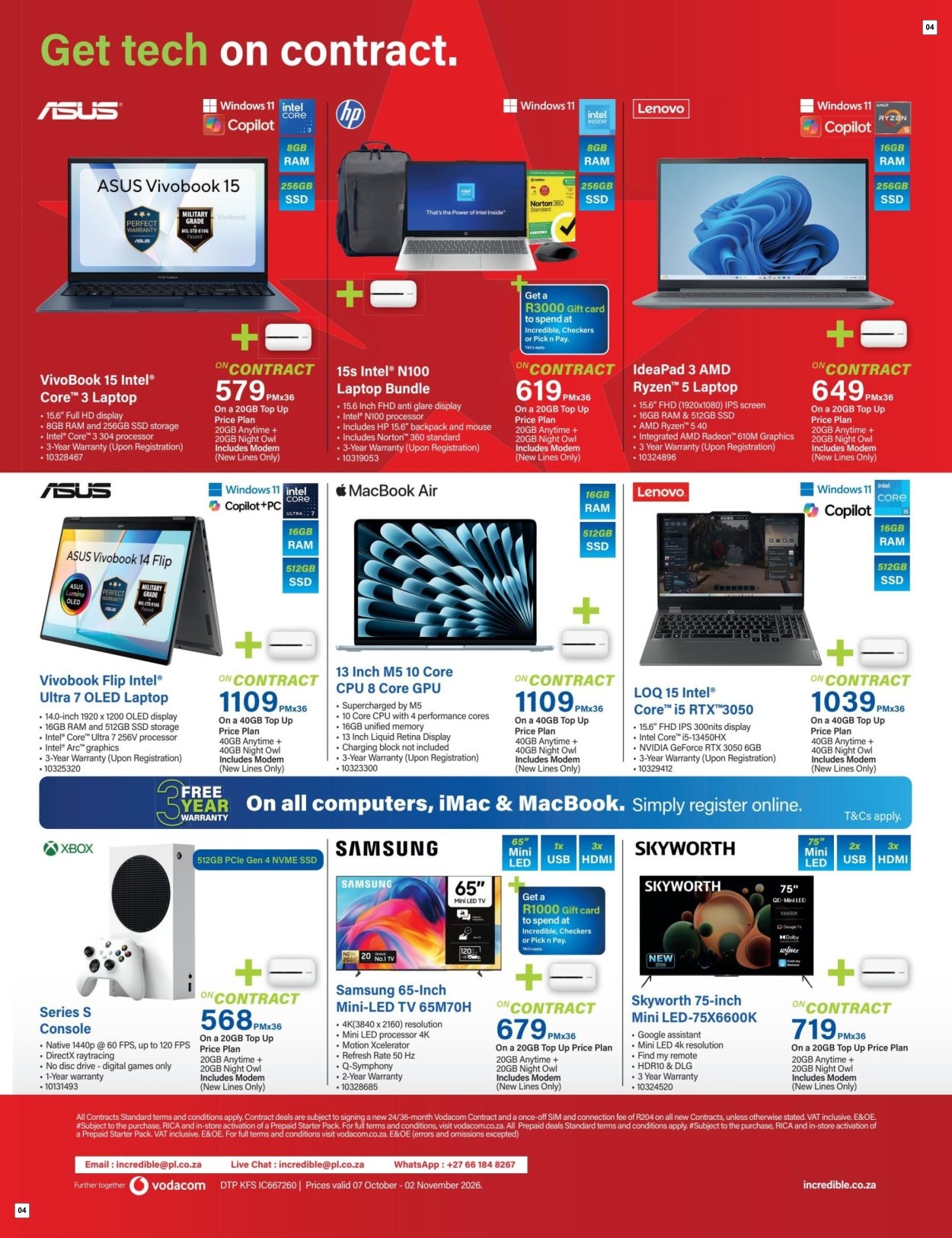Incredible Connection Specials 07 Oct - 02 Nov - Page 4