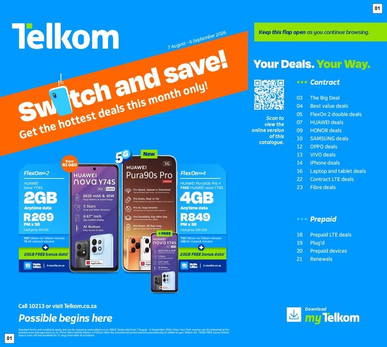 Telkom Specials 07 Aug - 06 Sept