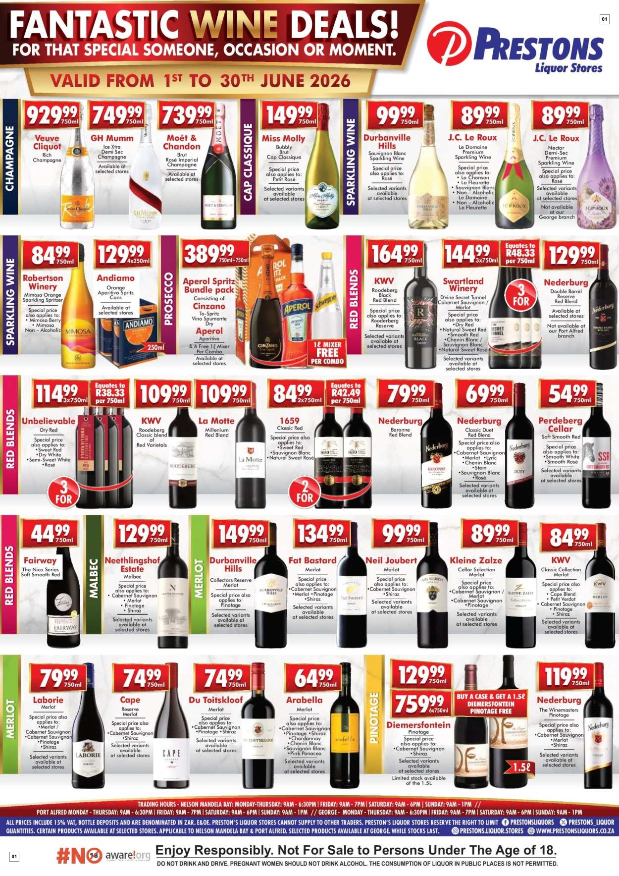 Prestons Liquor Stores Latest Catalogue