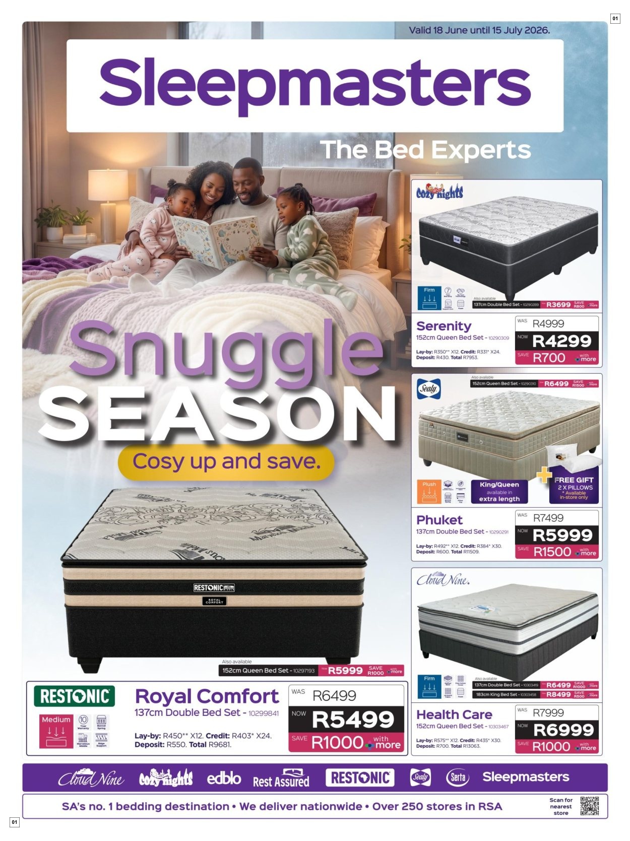 Sleepmasters Latest Catalogue