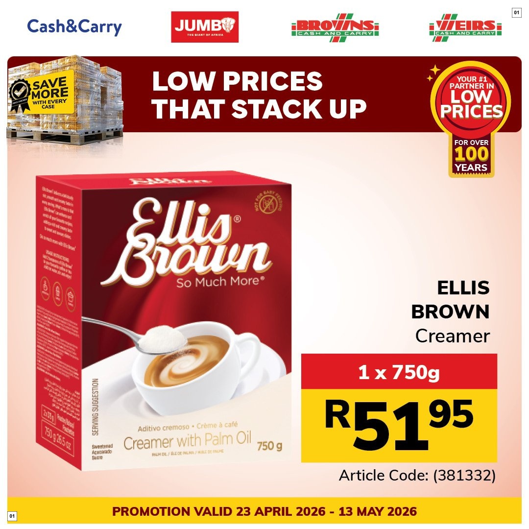 Jumbo Cash & Carry Catalogue
