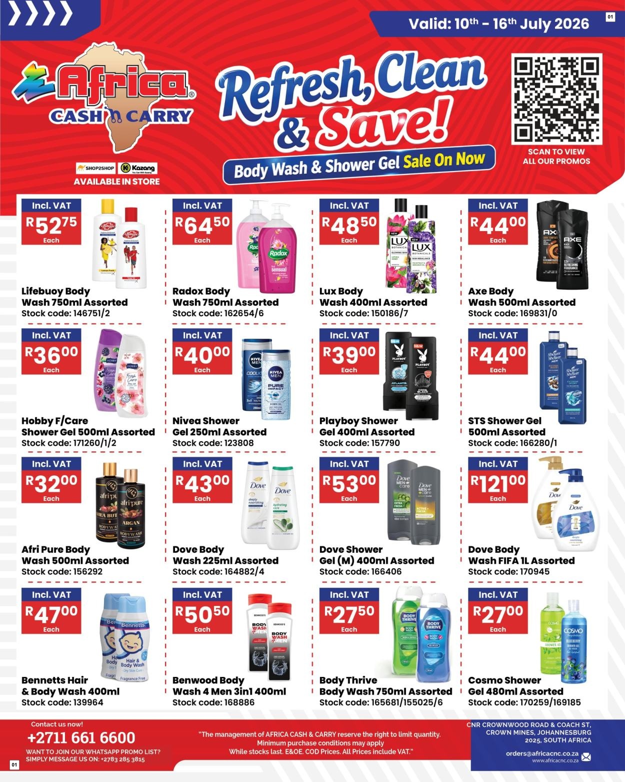 Africa Cash & Carry Catalogue - Saturday Promo