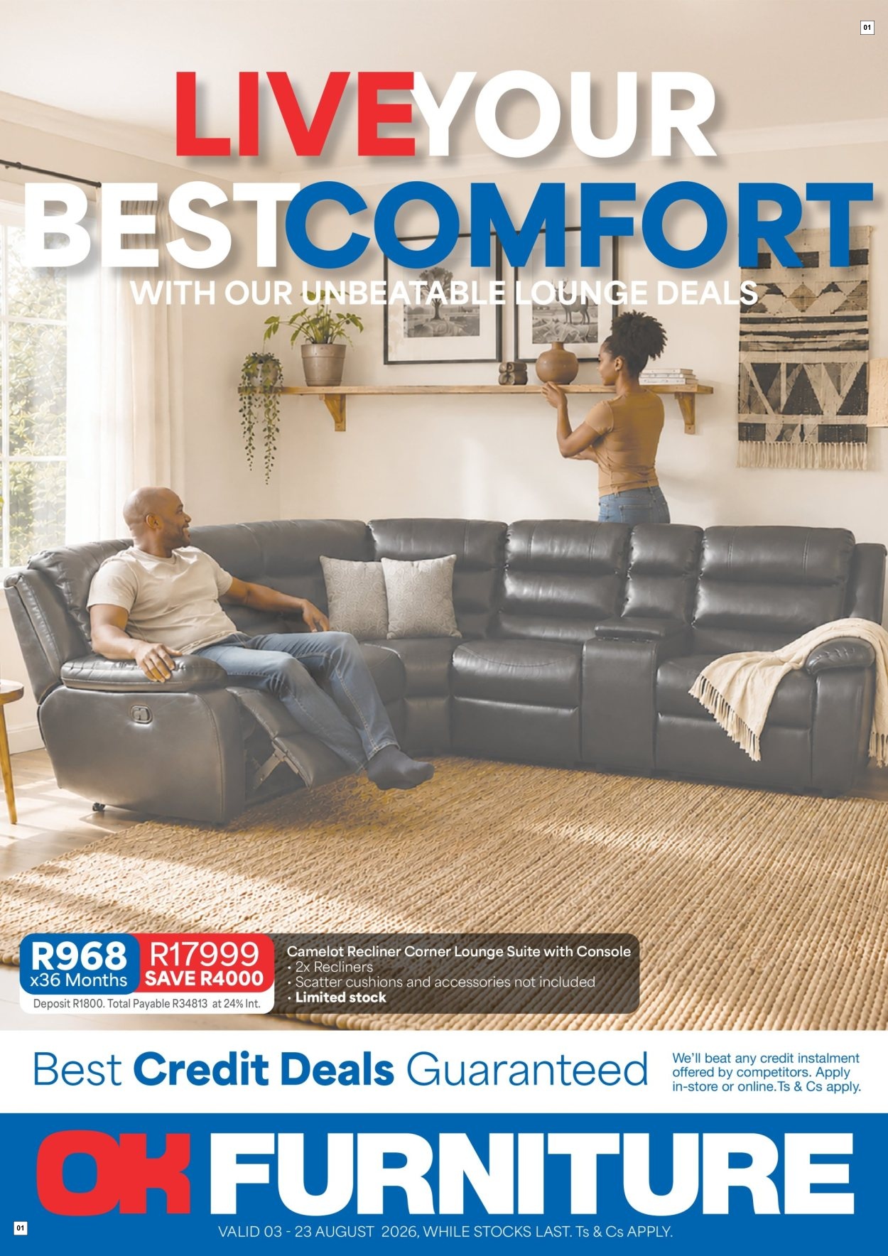 OK Furniture Specials 03 Aug - 23 Aug