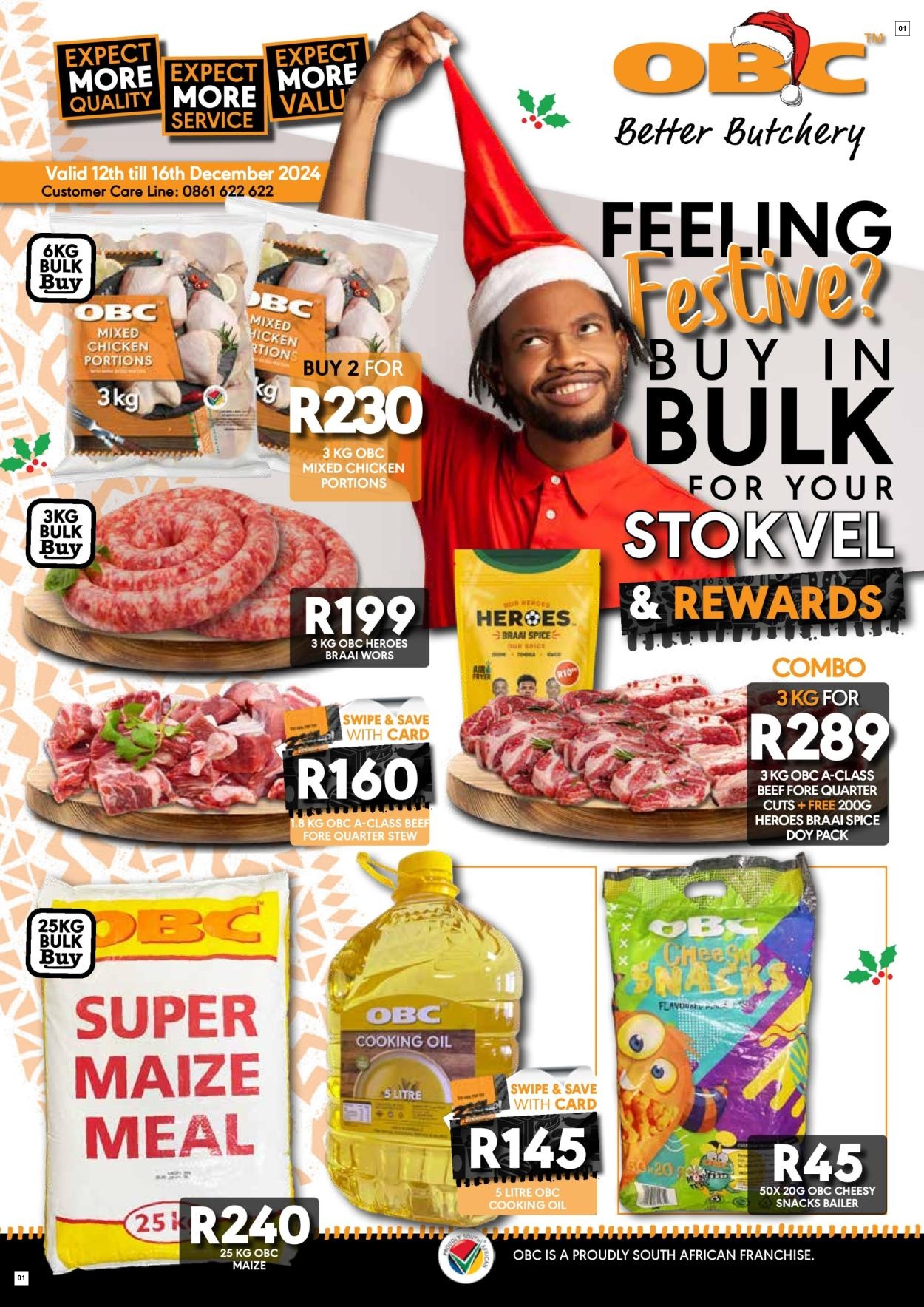OBC Specials 12 Dec - 16 Dec