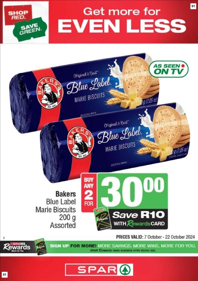Spar Store Specials