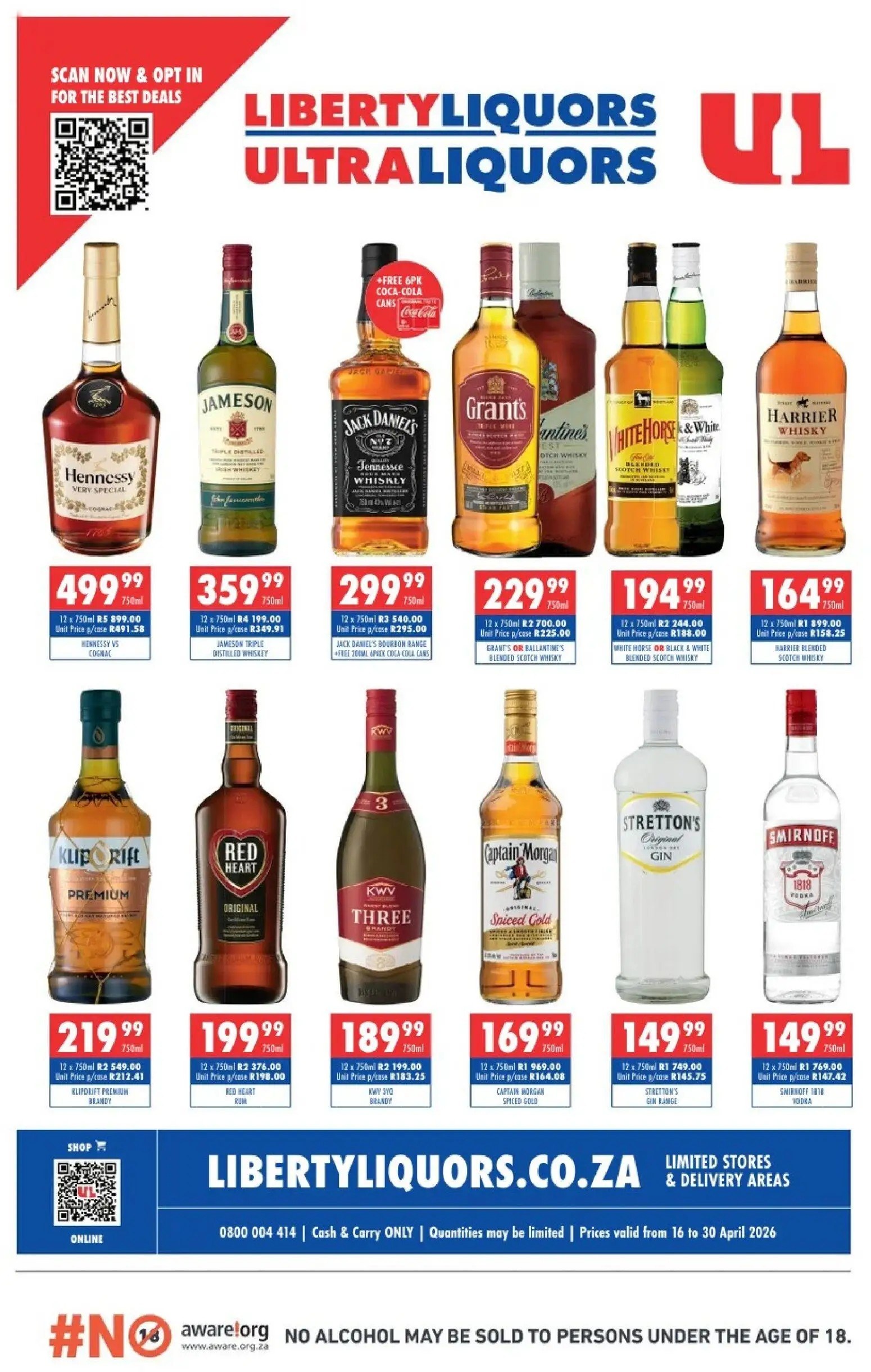 Ultra Liquors Liberty Liquors Specials