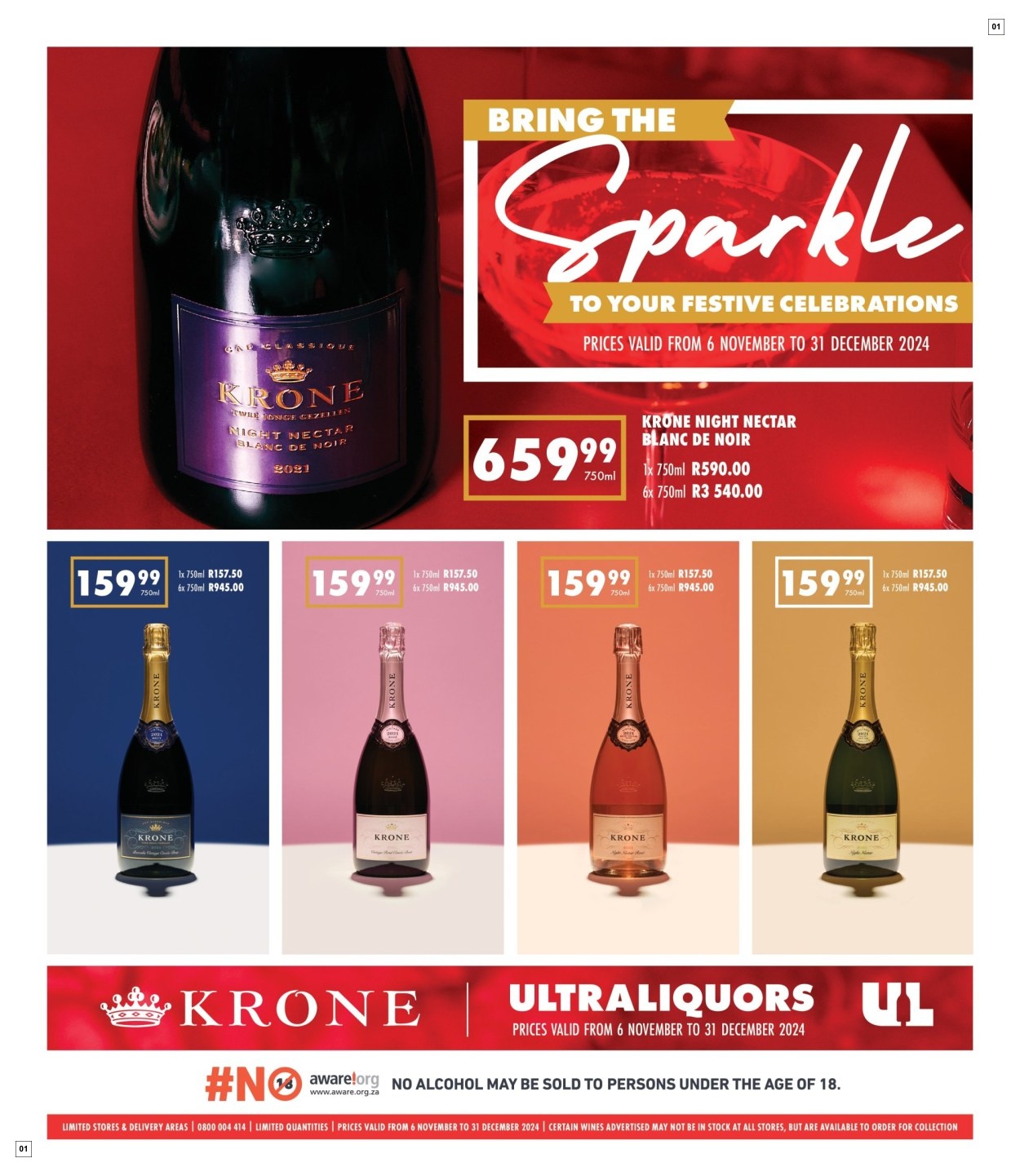 Ultra Liquors Specials 06 Nov - 31 Dec