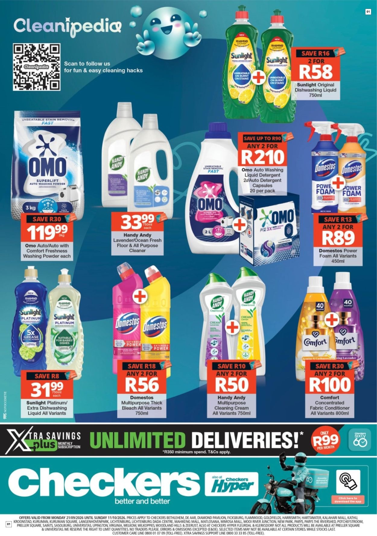 Checkers September Month-end Promotion Gauteng
