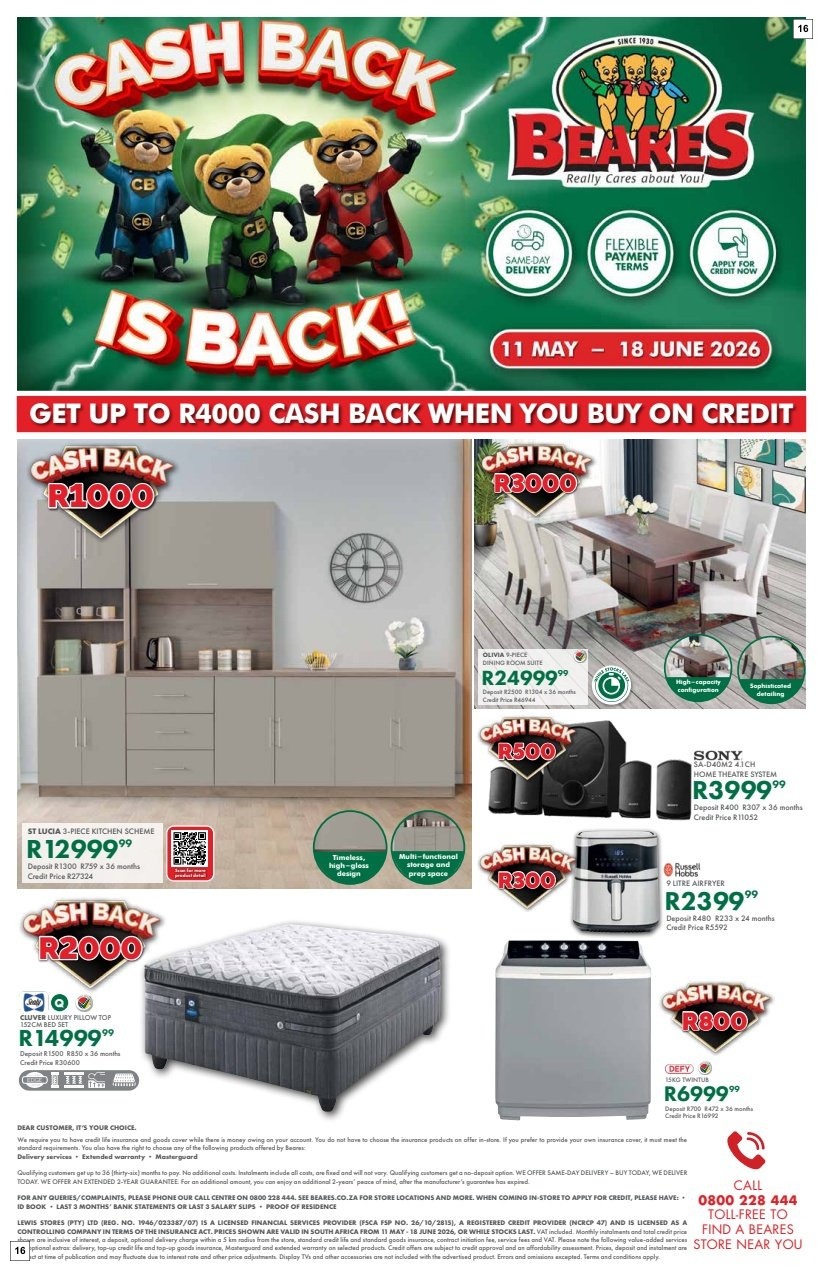 Beares Specials 11 May - 18 Jun - Page 16