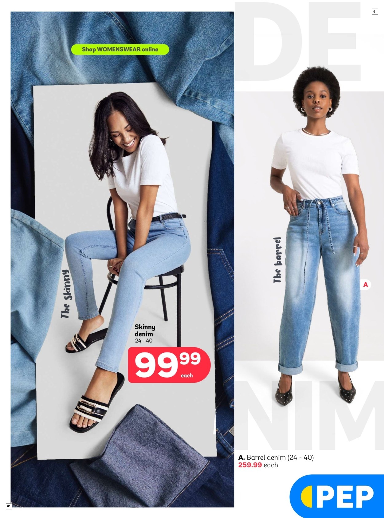 Pep Stores Adult Denim Deals
