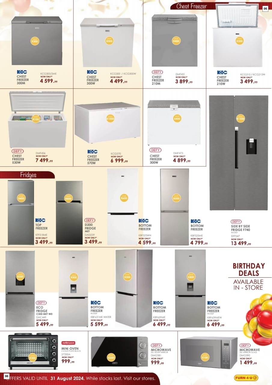 Furn 4 U Specials 01 Aug - 31 Aug - Page 6