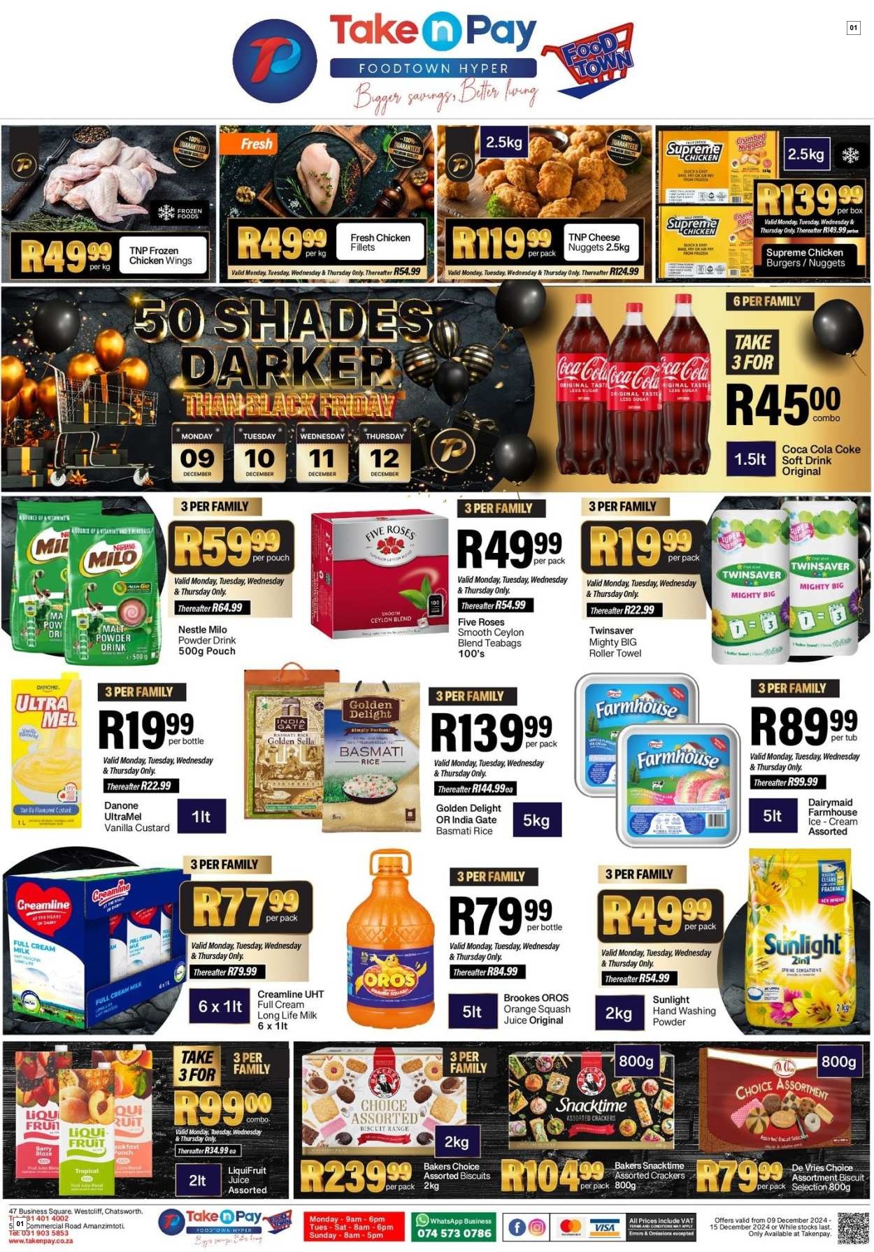 Take N Pay Specials 09 Dec - 15 Dec
