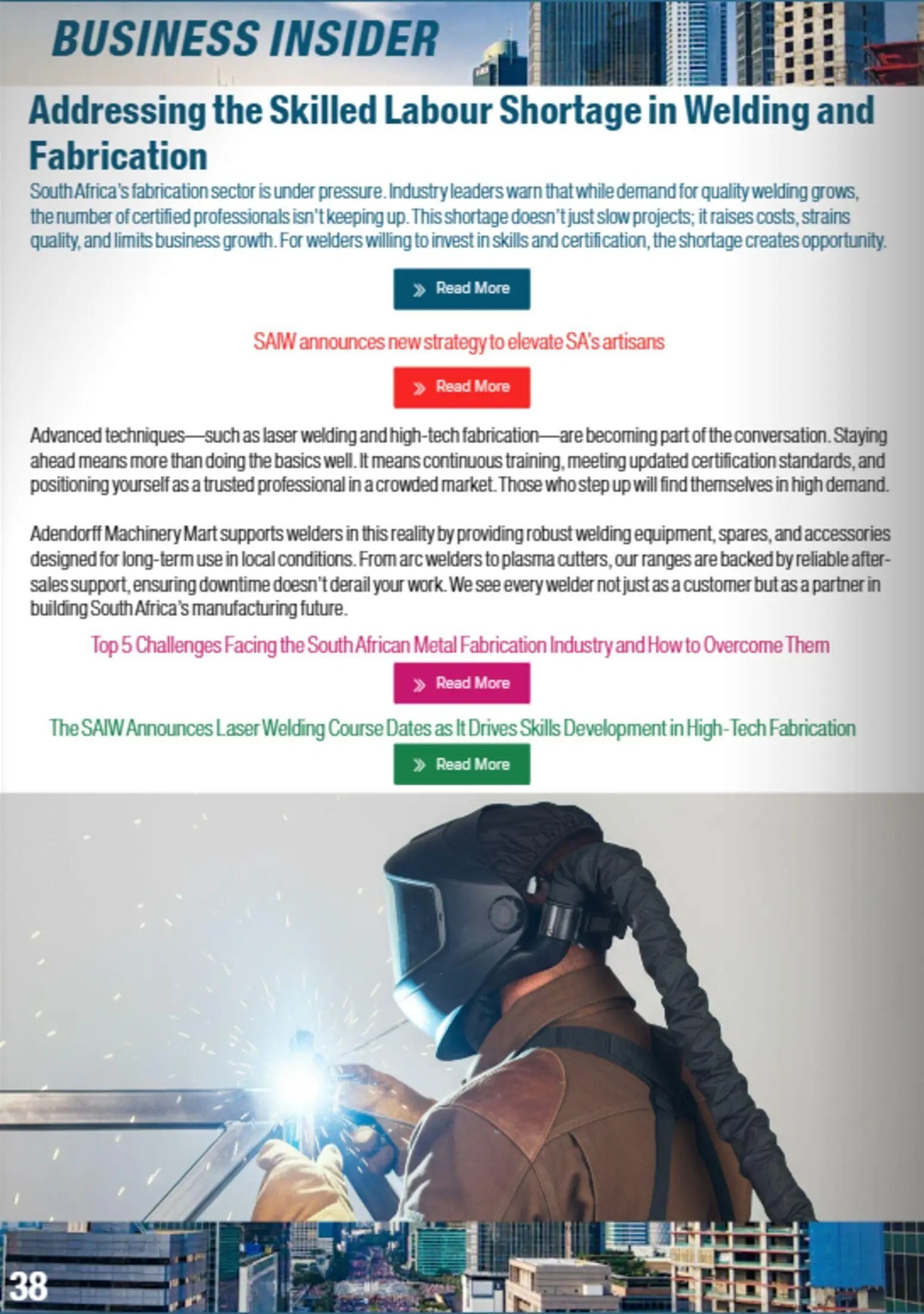 Adendorff Welding Catalogue - Page 40