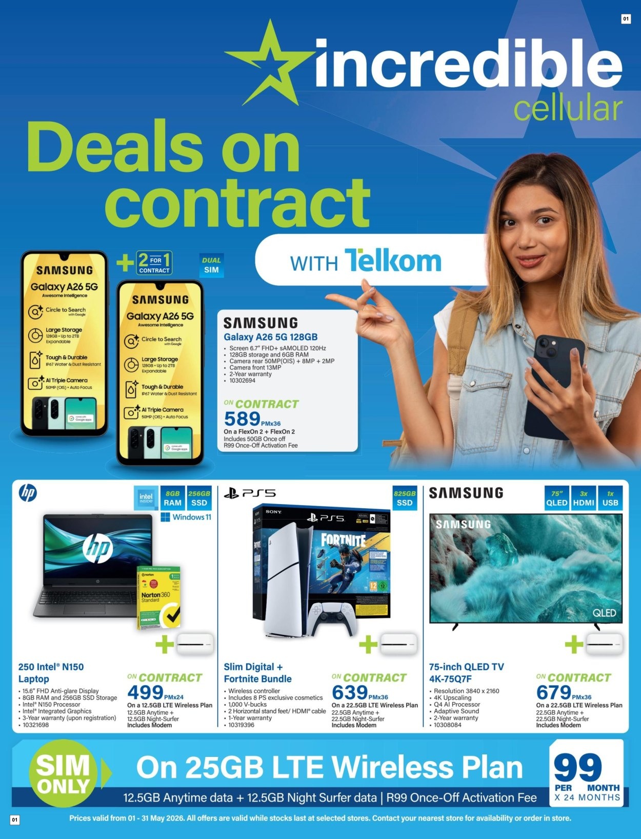 Incredible Connection Specials 01 May - 31 May