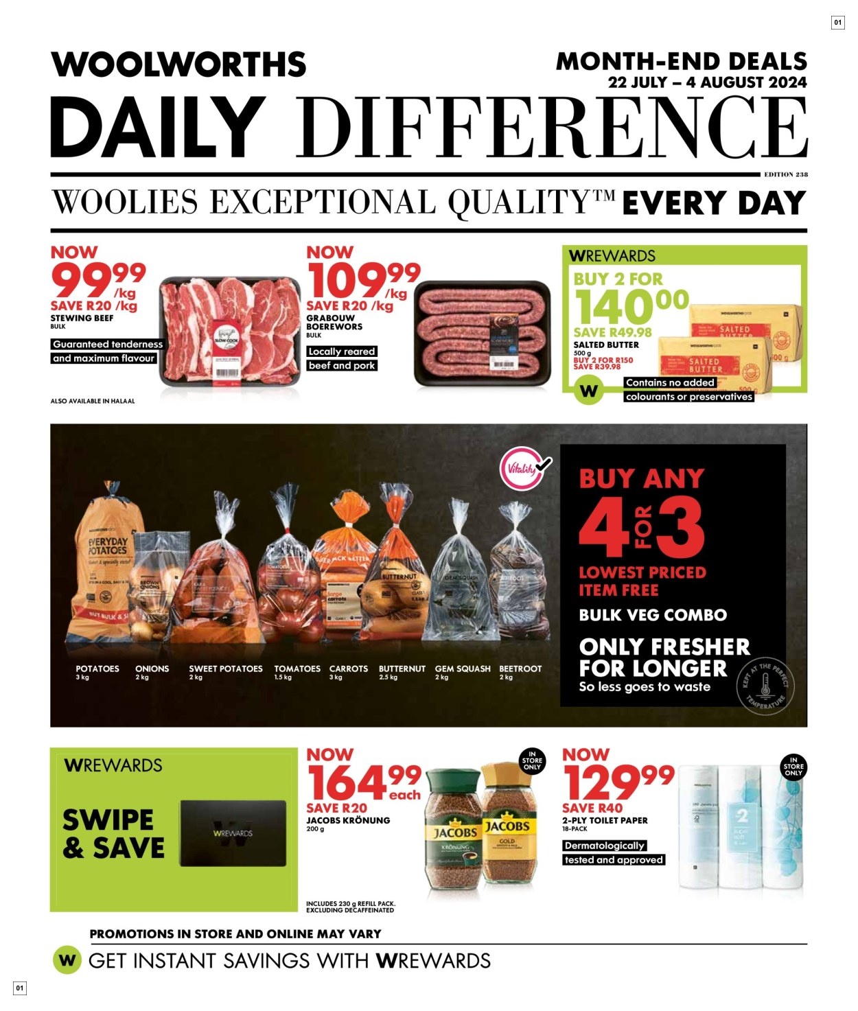 Woolworths Daily Difference
