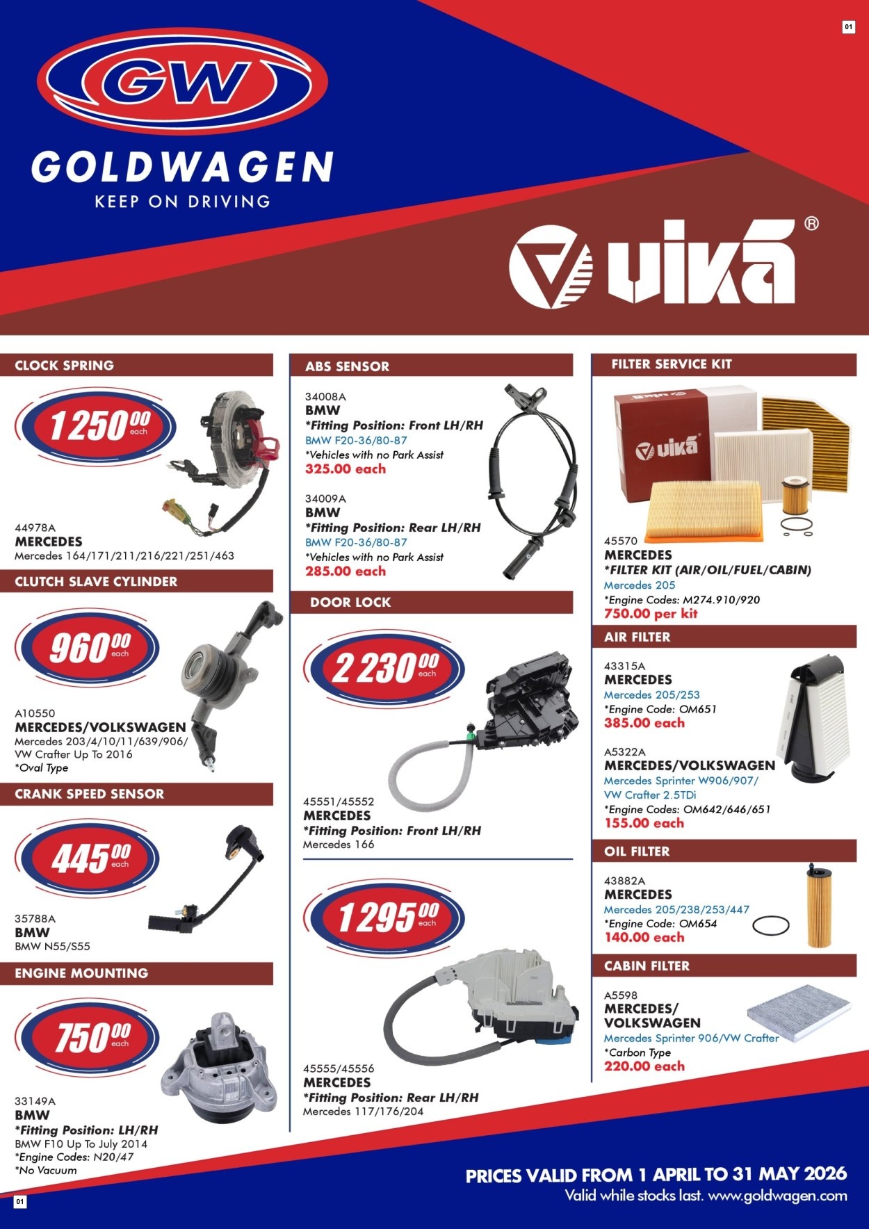 Goldwagen Latest Catalogue