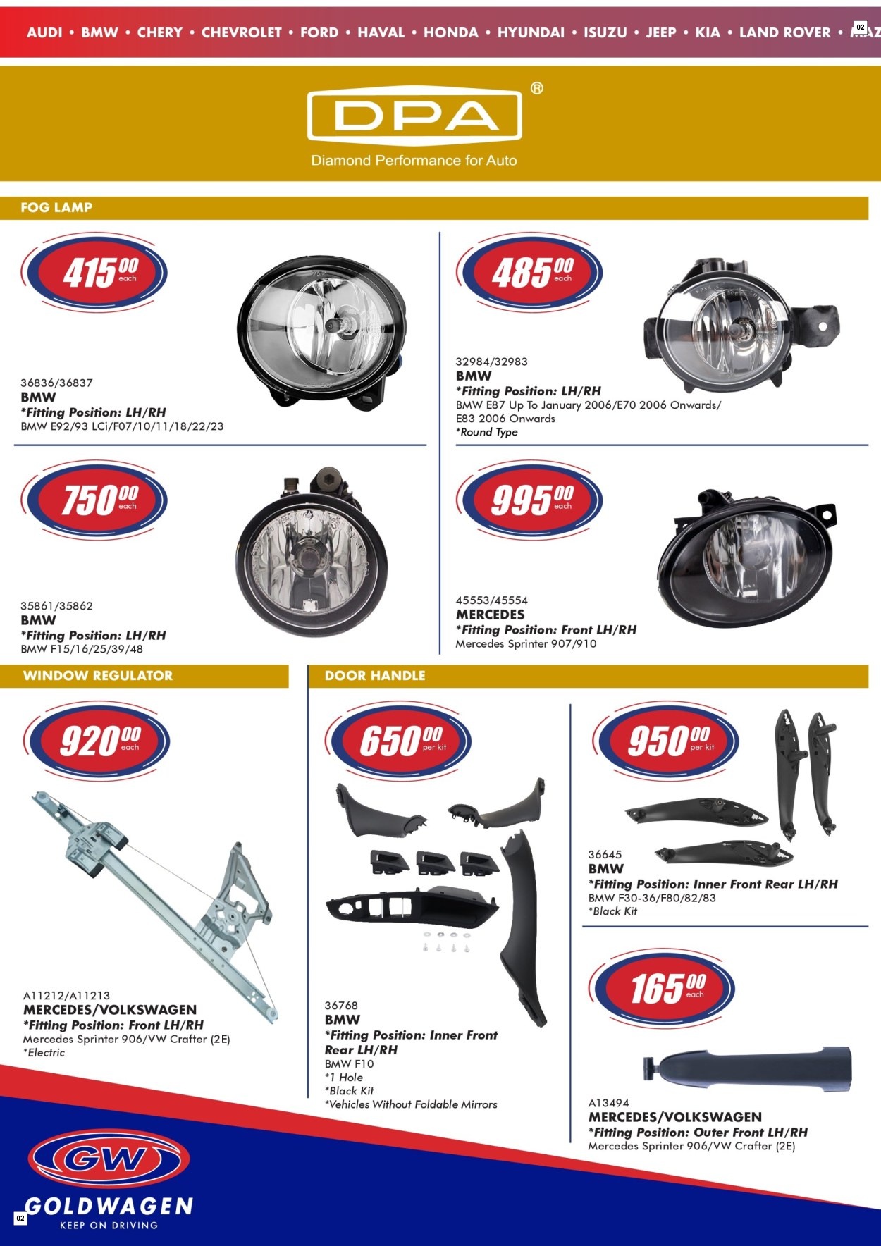 Goldwagen Specials 01 Apr - 31 May - Page 2
