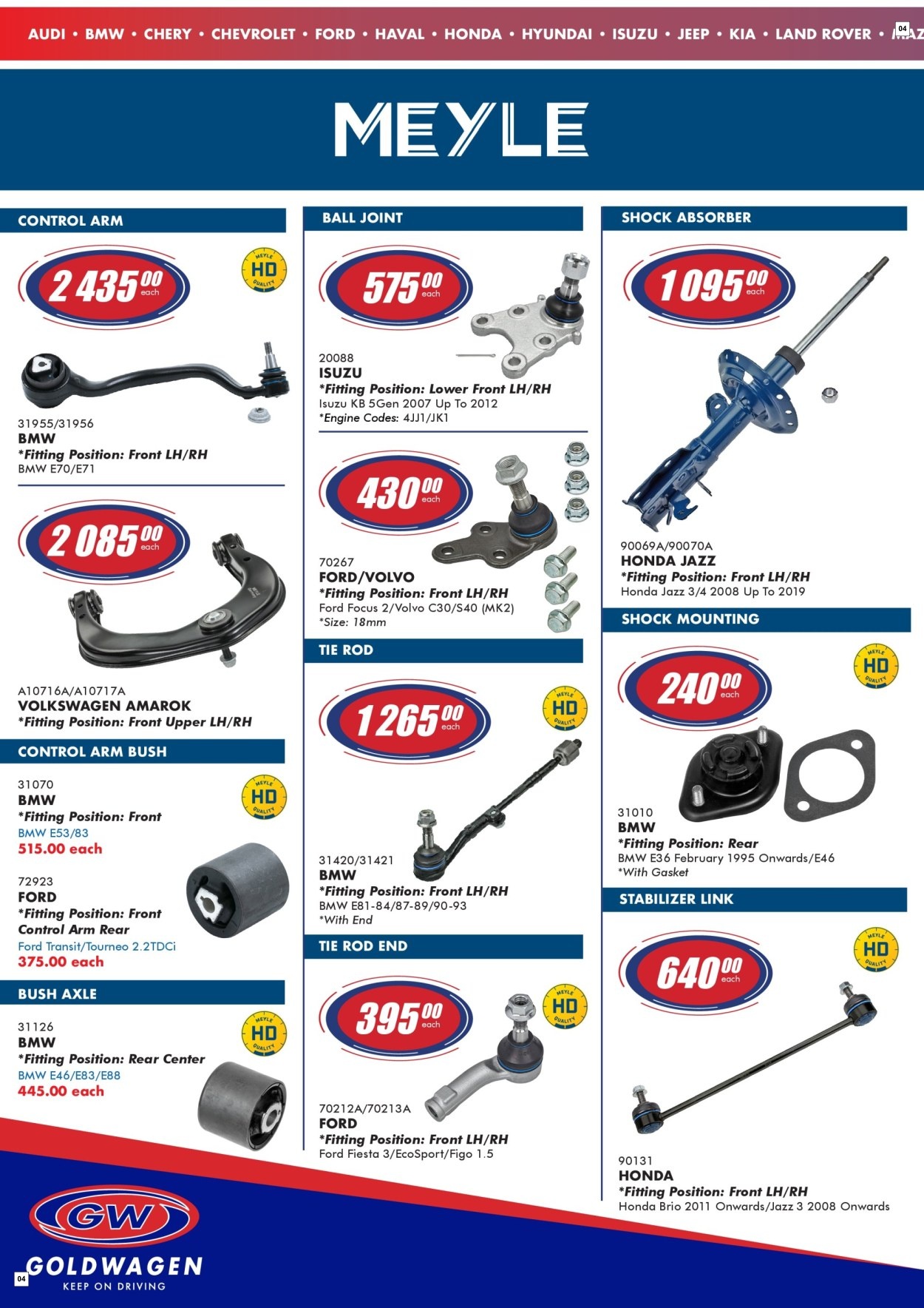 Goldwagen Specials 01 Apr - 31 May - Page 4