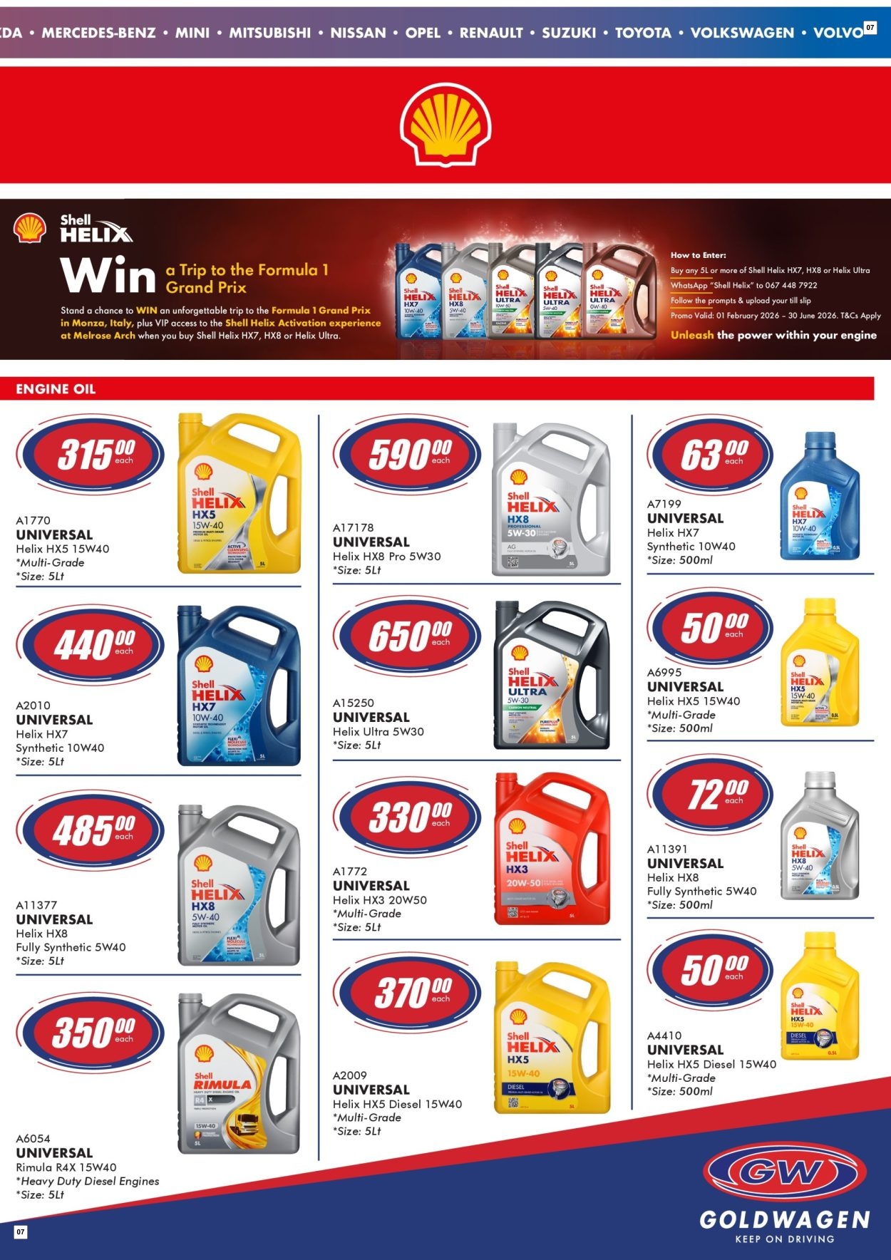 Goldwagen Specials 01 Apr - 31 May - Page 7