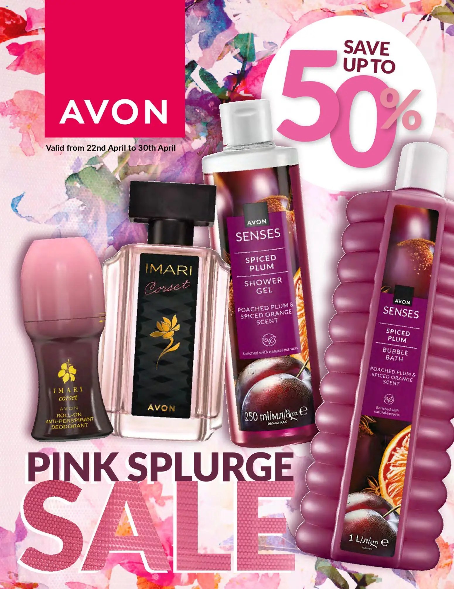 Avon Pink Splurge Sale Catalogue