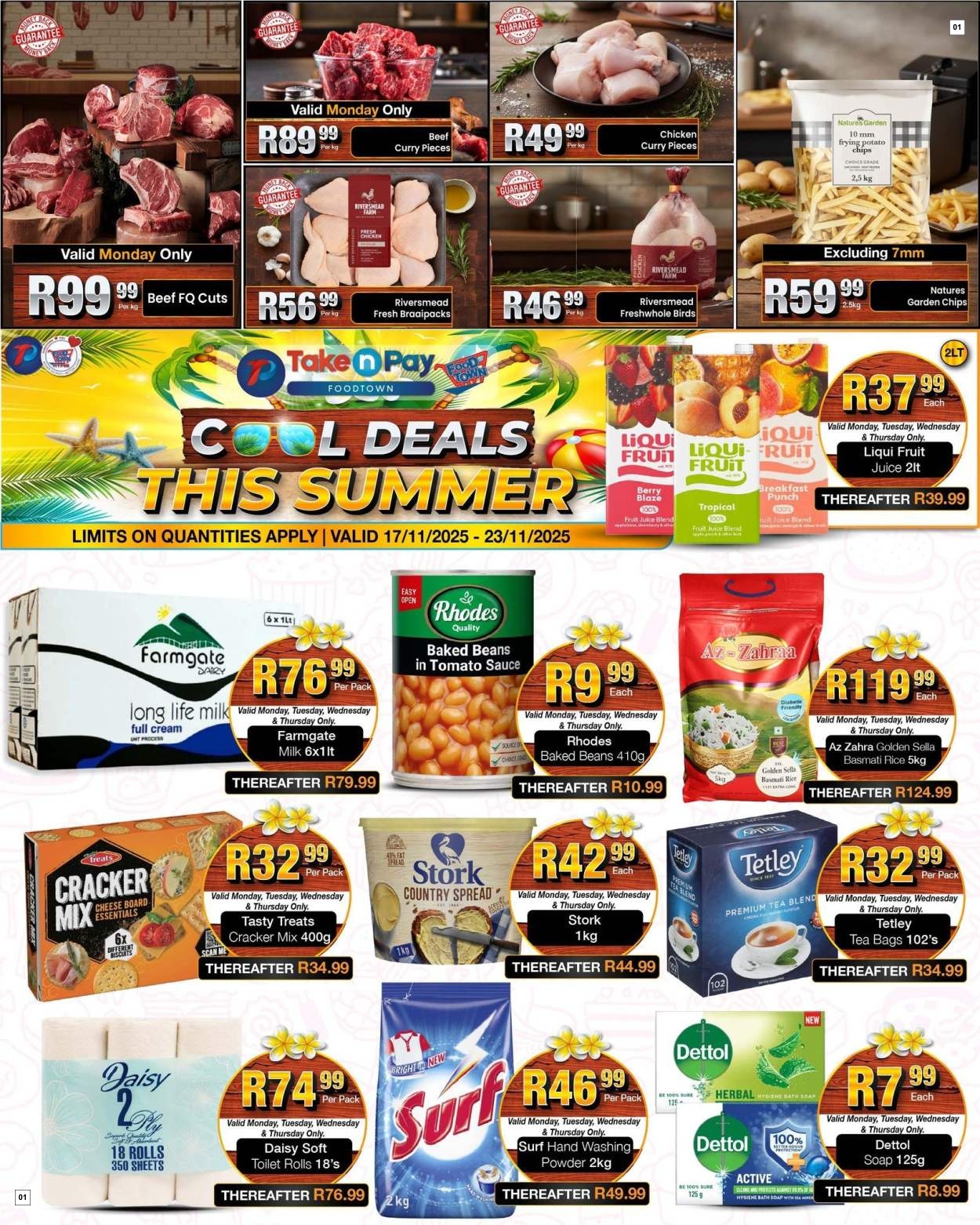 Take N Pay Specials 17 Nov - 23 Nov