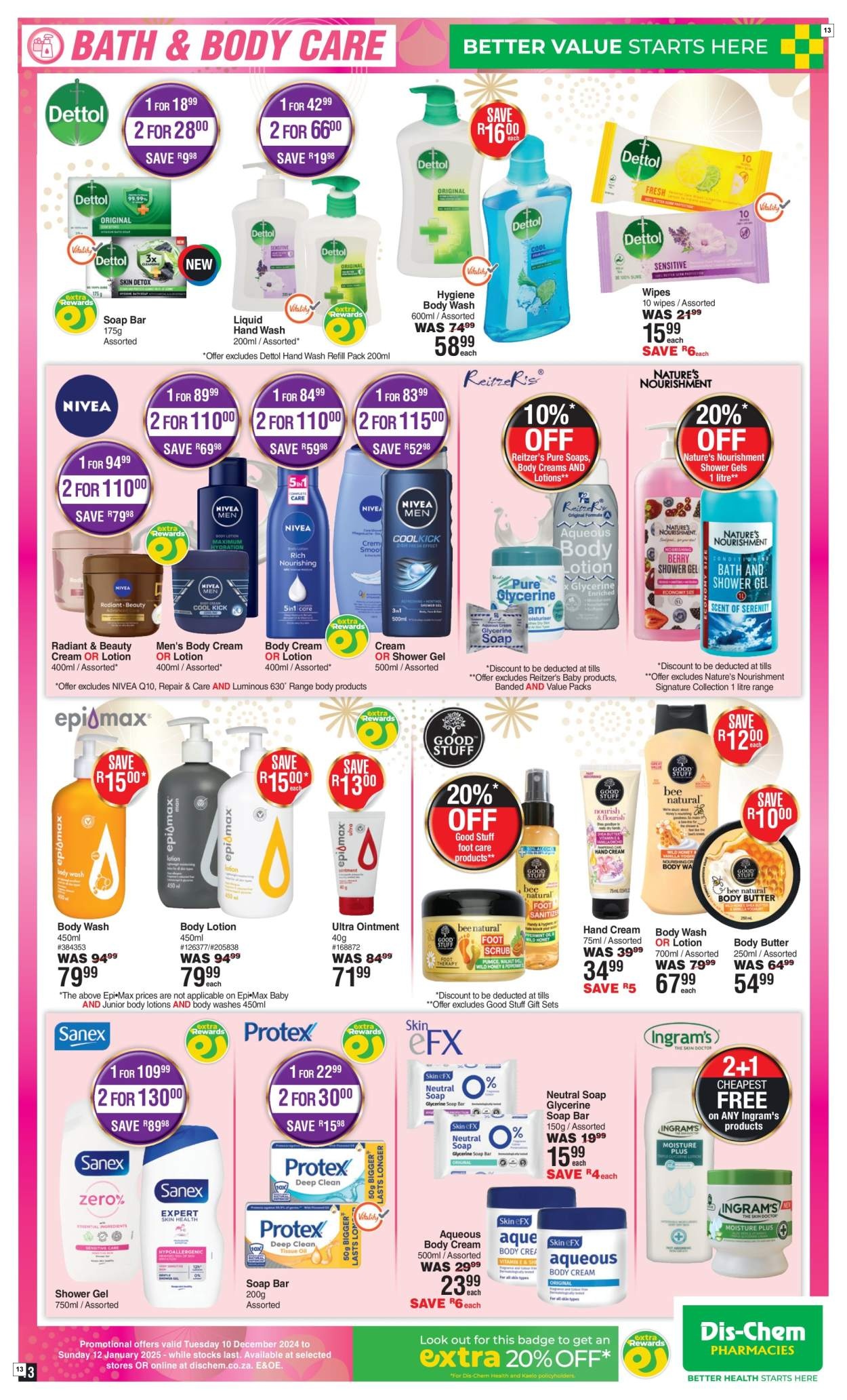Dis-Chem Specials 10 Dec - 12 Jan - Page 13