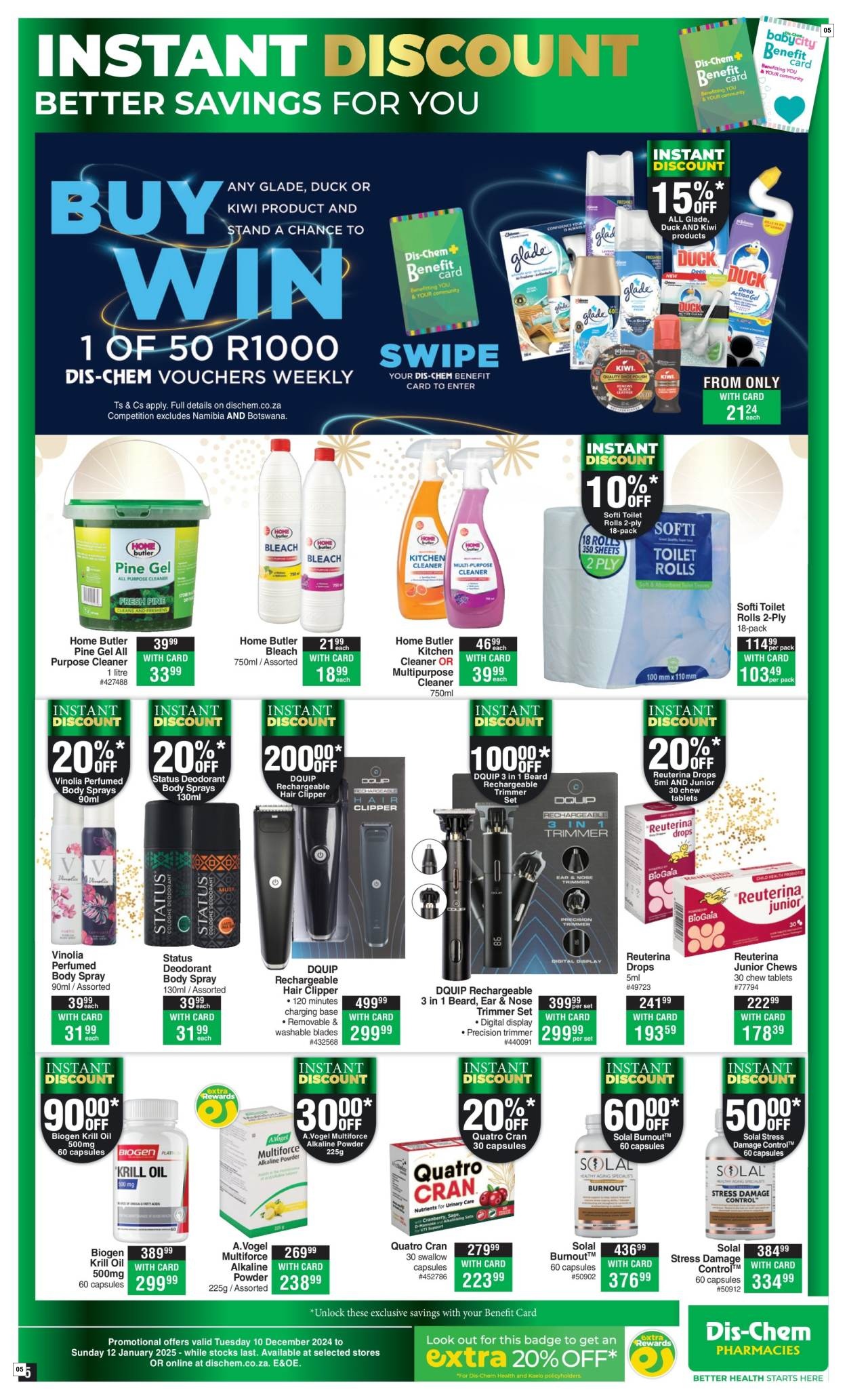 Dis-Chem Specials 10 Dec - 12 Jan - Page 5