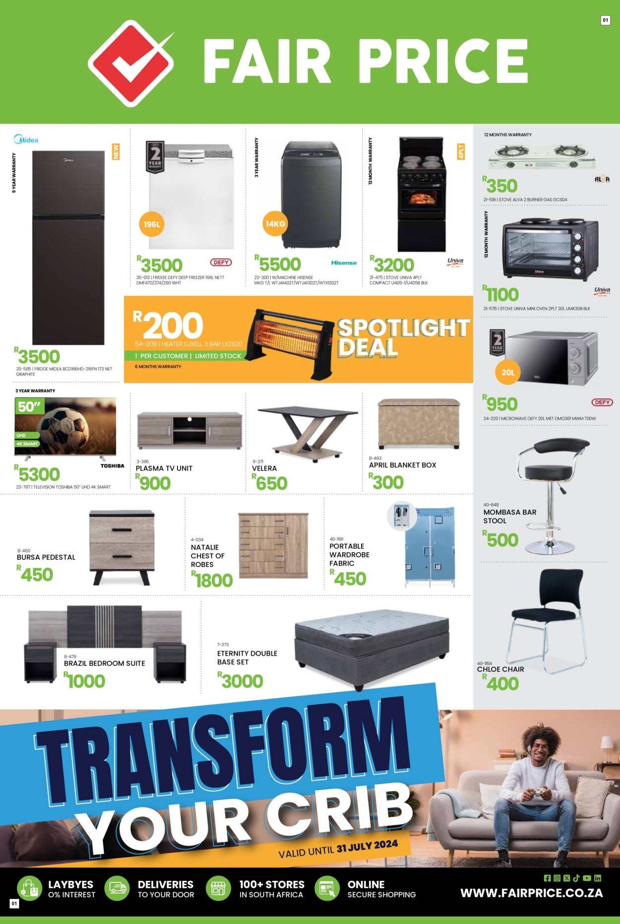 Fair Price Specials 01 Jul - 31 Jul