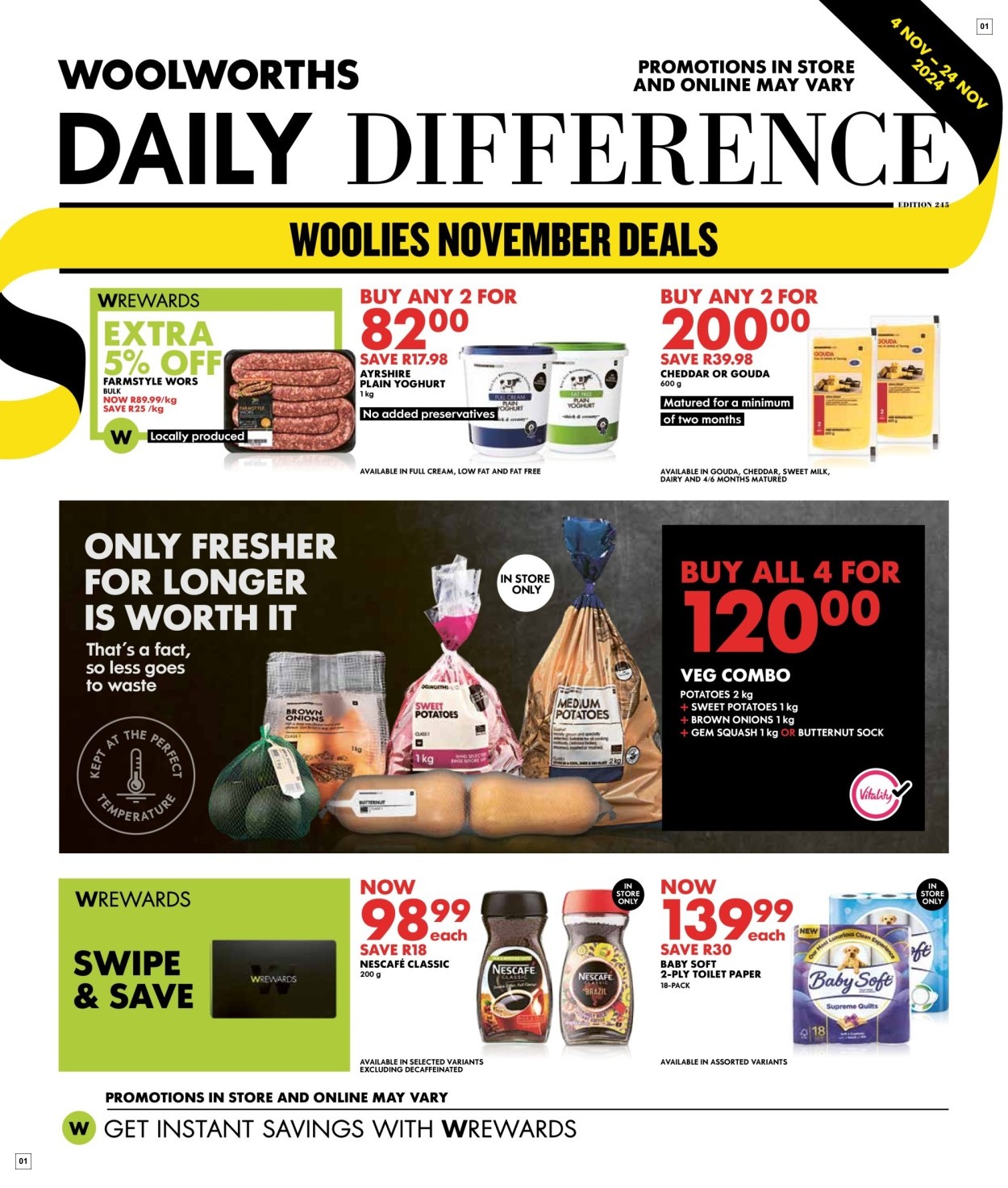 Woolworths Daily Difference