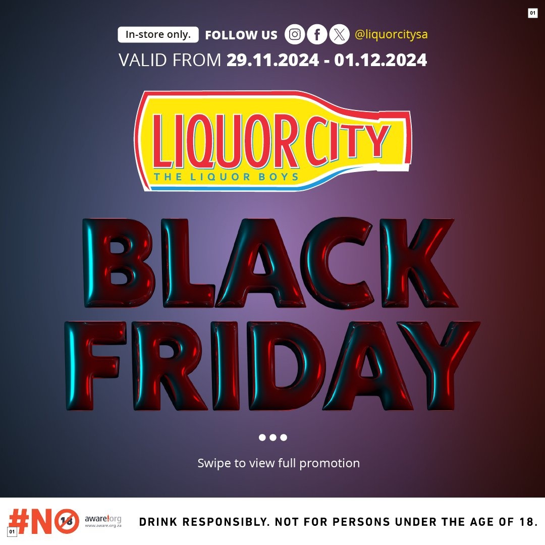 Liquor City Specials 29 Nov - 01 Dec