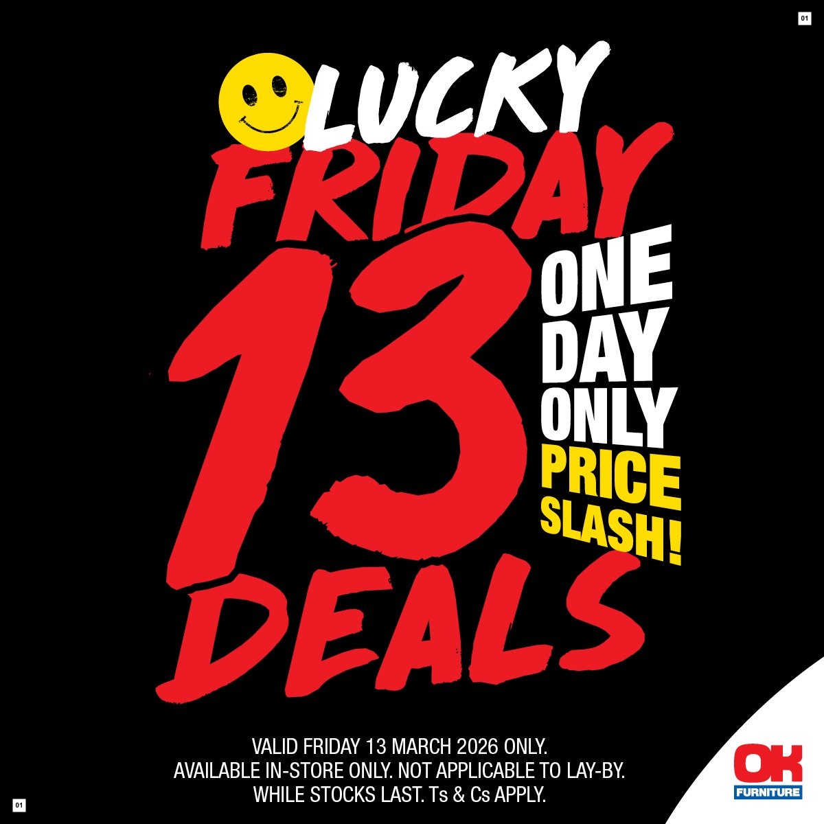 OK Furniture Specials 13 Mar - 13 Mar