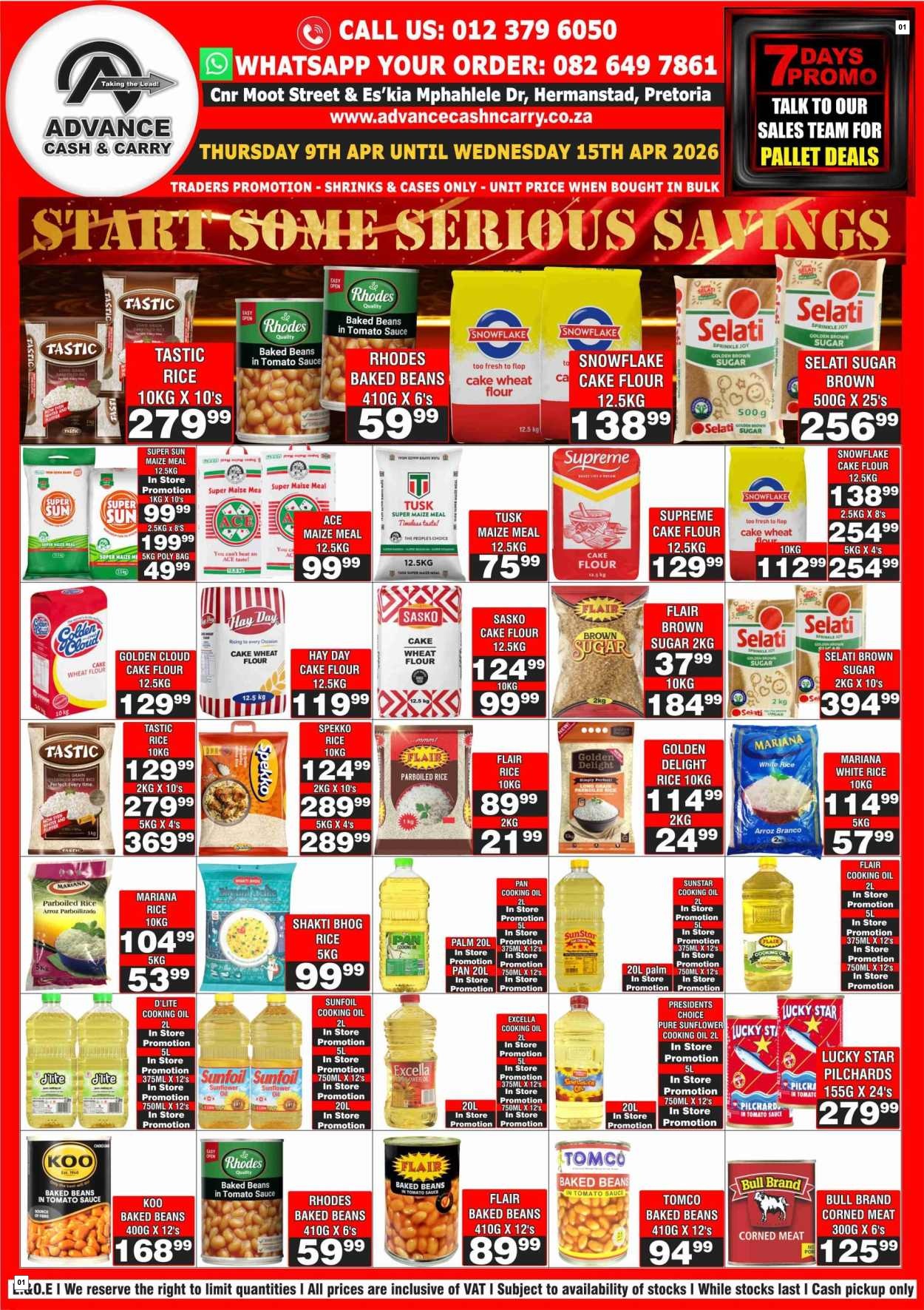 Advance Cash & Carry Catalogue - Start Some Serious Savings