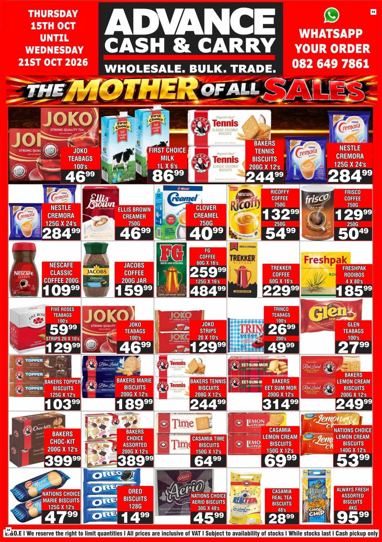 Advance Cash & Carry Catalogue - the Mother of All Sales - Page 4