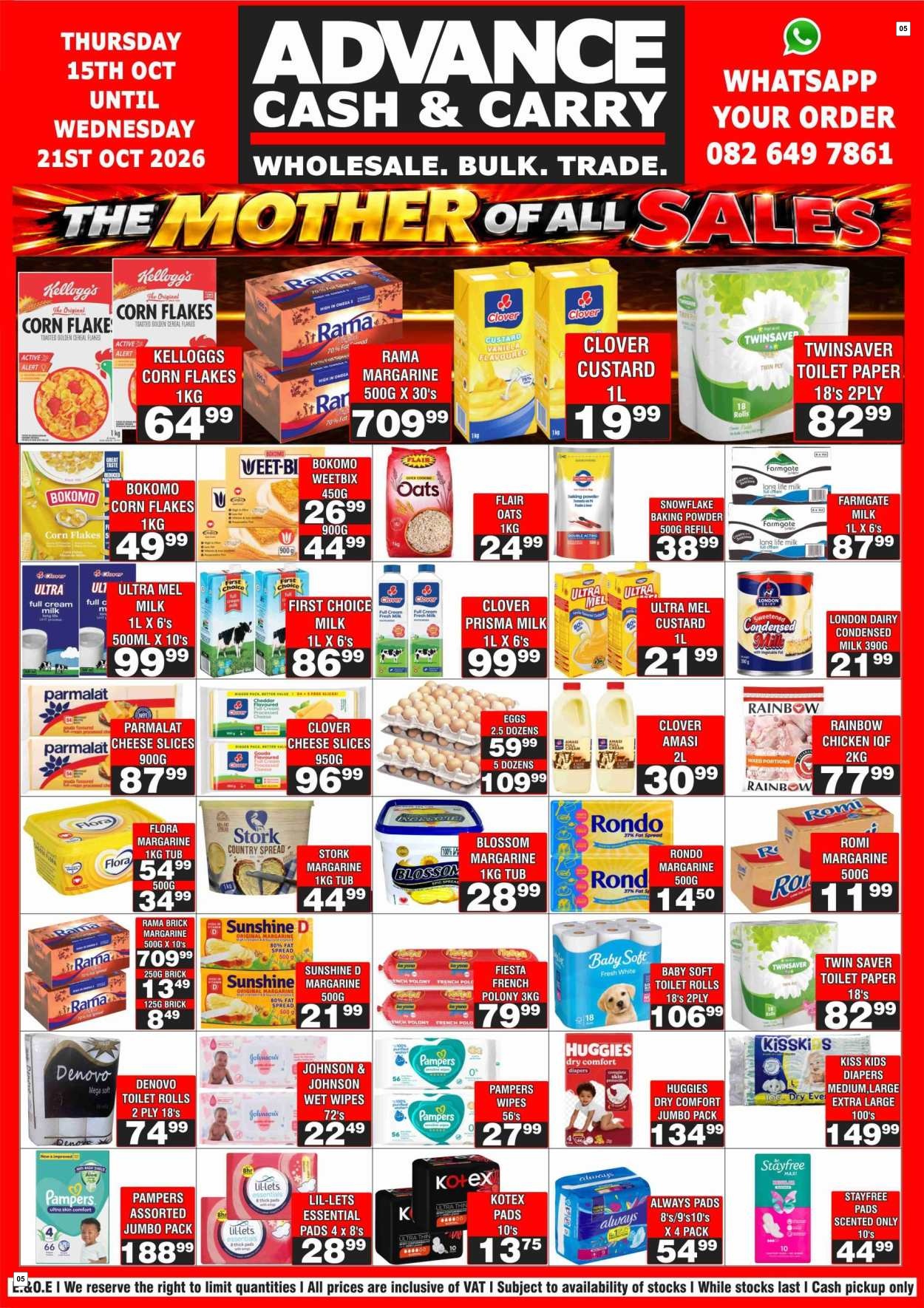 Advance Cash & Carry Catalogue - the Mother of All Sales - Page 5