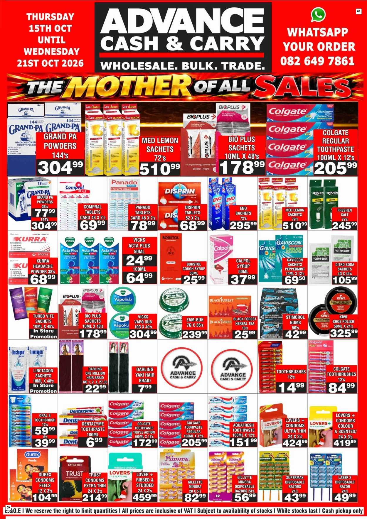 Advance Cash & Carry Catalogue - the Mother of All Sales - Page 9