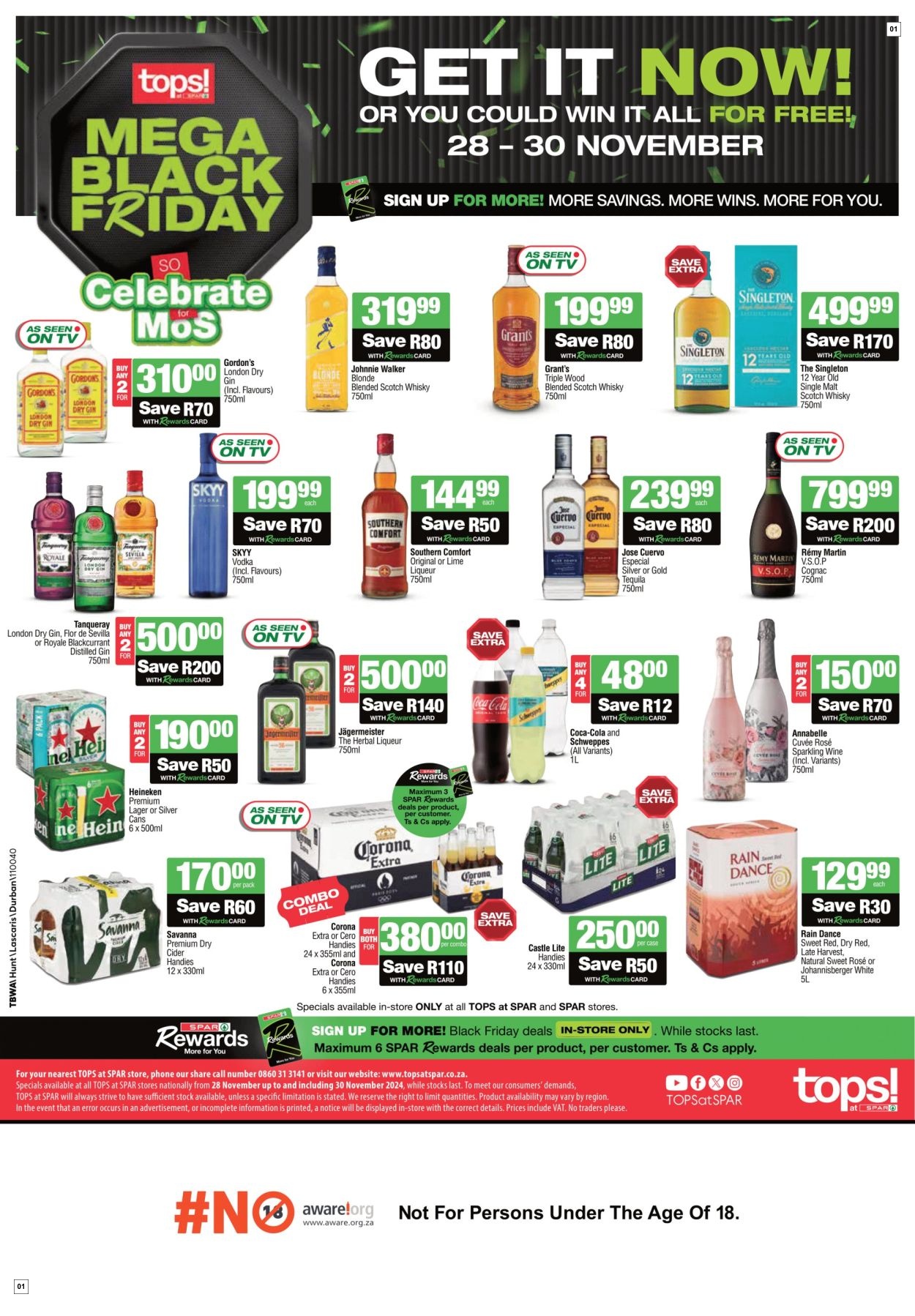 Tops At Spar Turn up Epic