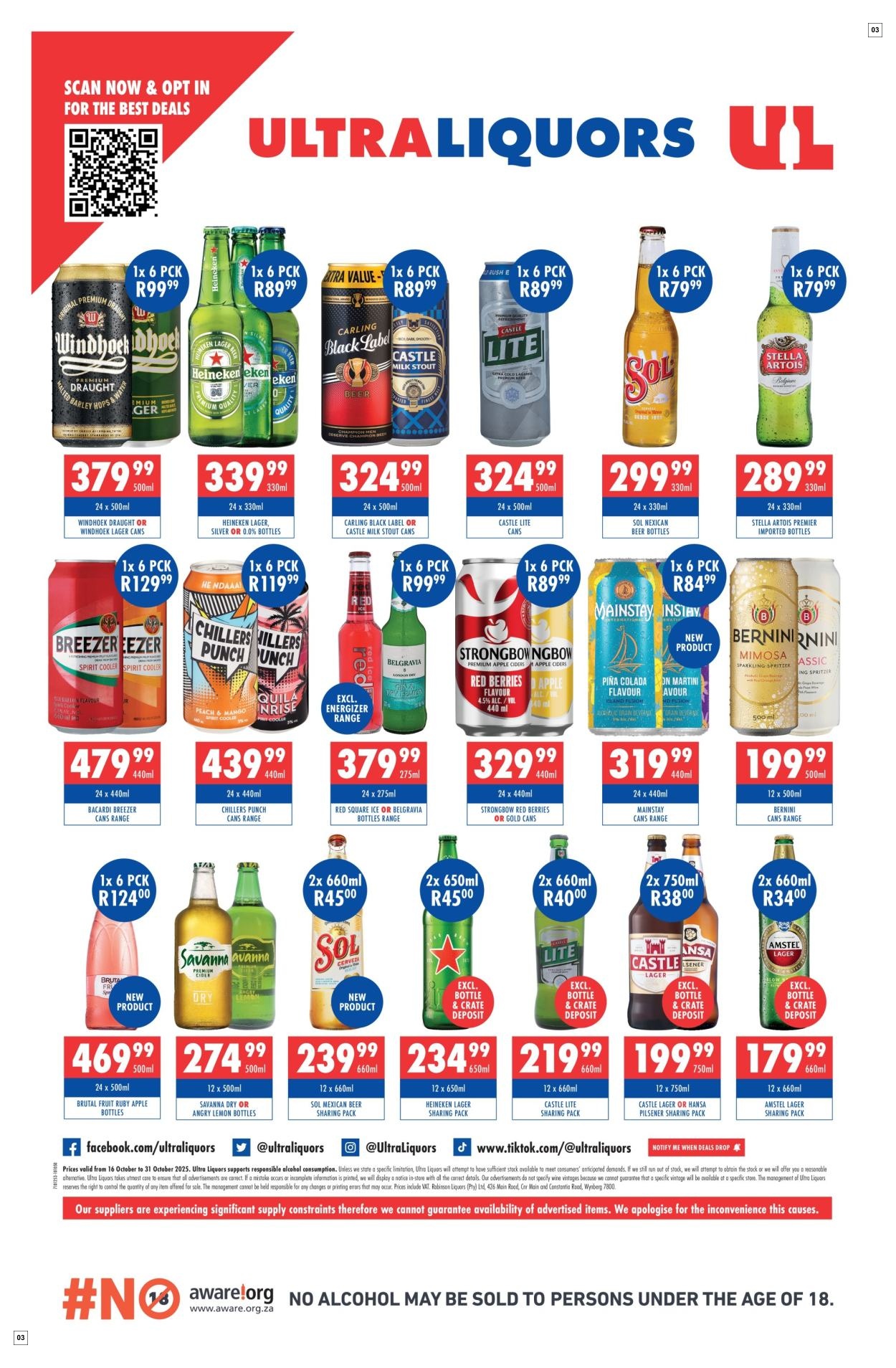 Ultra Liquors Specials 16 Oct - 31 Oct - Page 3