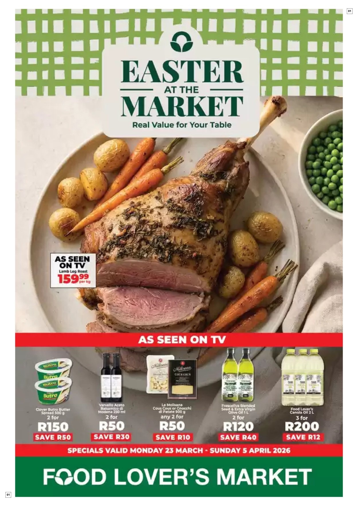 Food Lover's Market Specials - - No Longer Valid