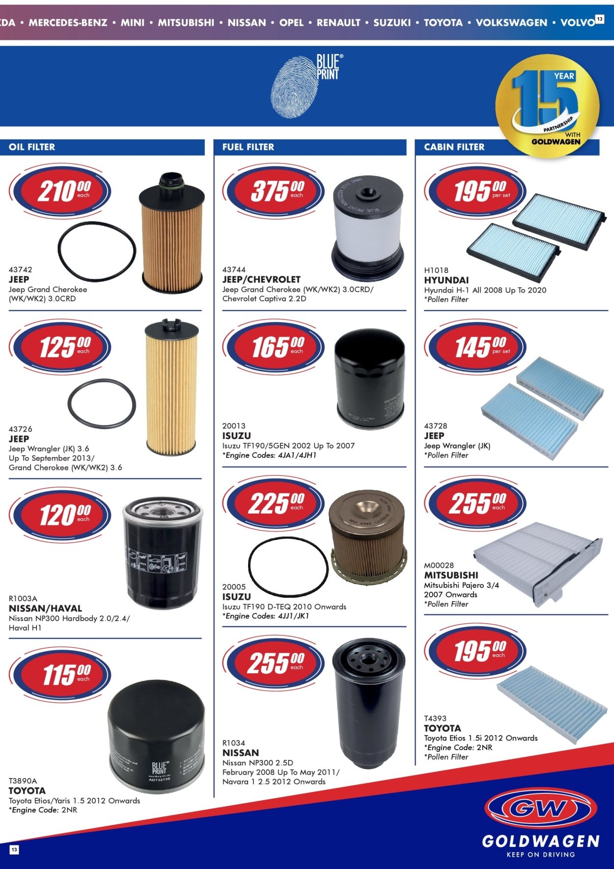 Goldwagen Specials 01 Jun - 31 Jul - Page 13