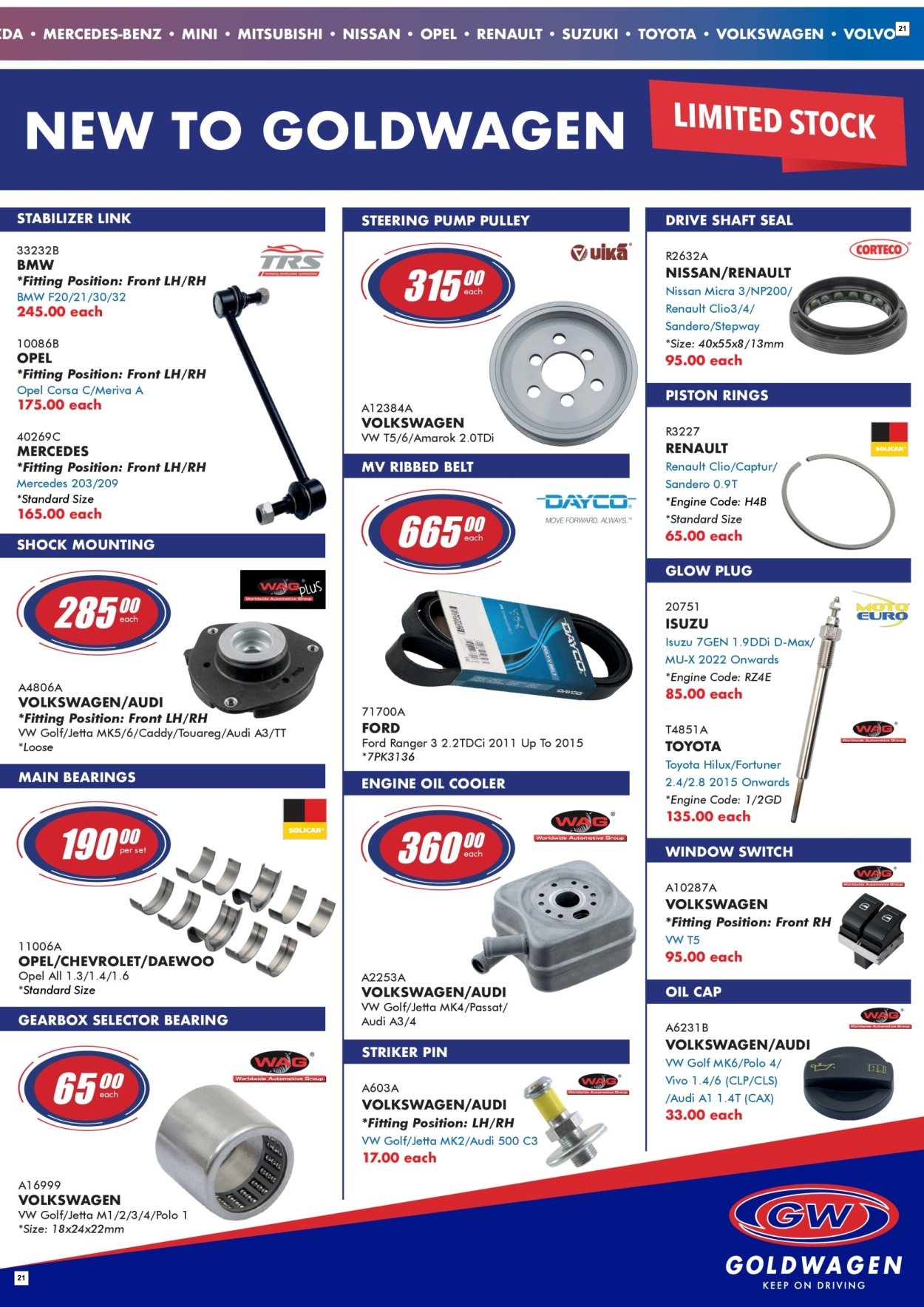 Goldwagen Specials 01 Jun - 31 Jul - Page 21