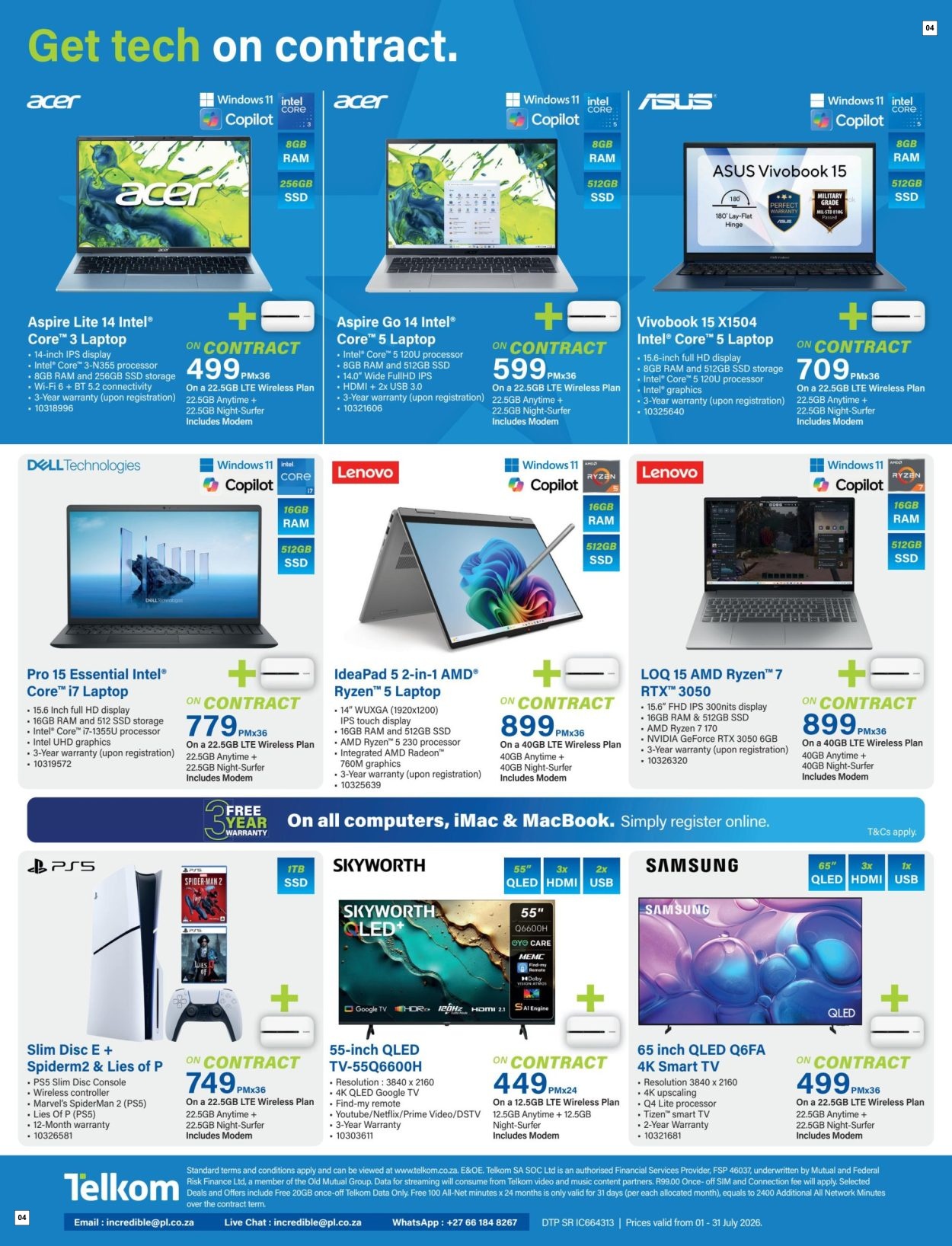 Incredible Connection Specials 01 Jul - 31 Jul - Page 4