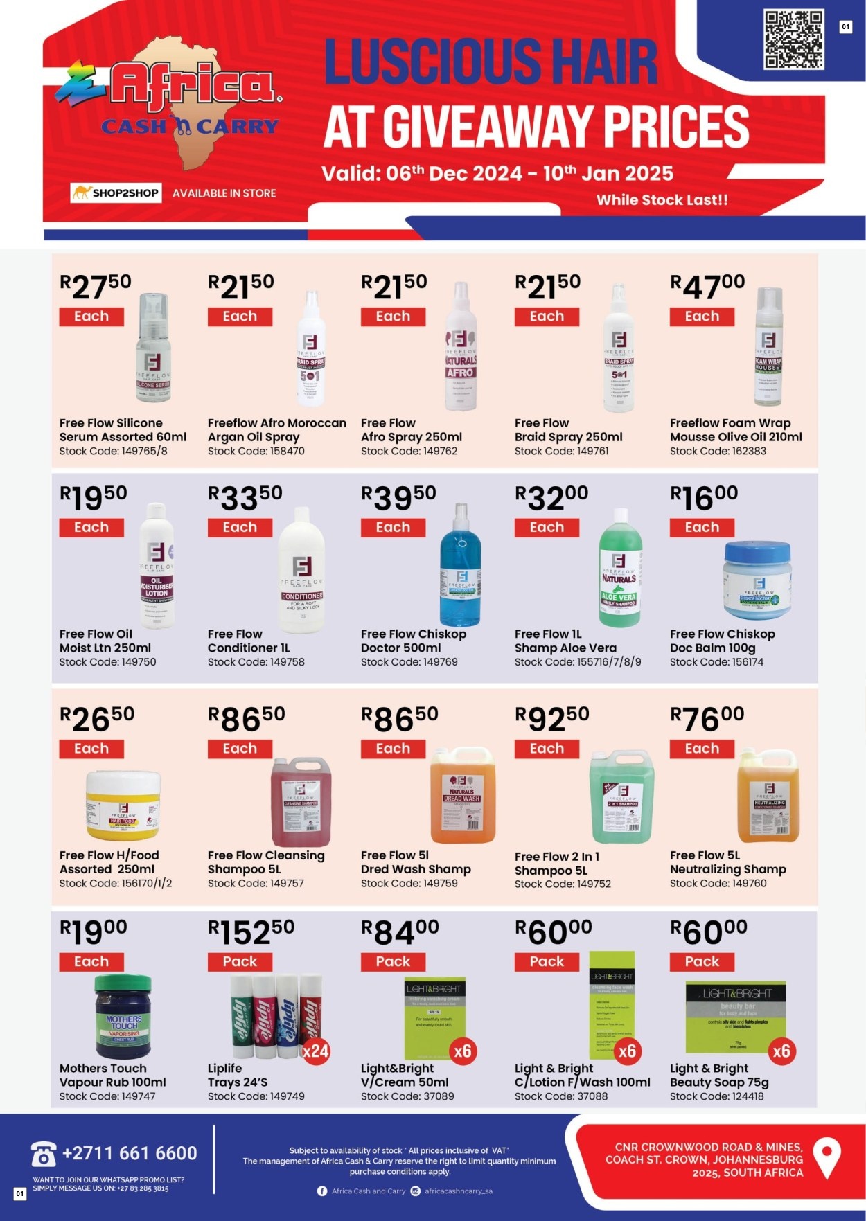 Africa Cash & Carry Catalogue - Saturday Promo