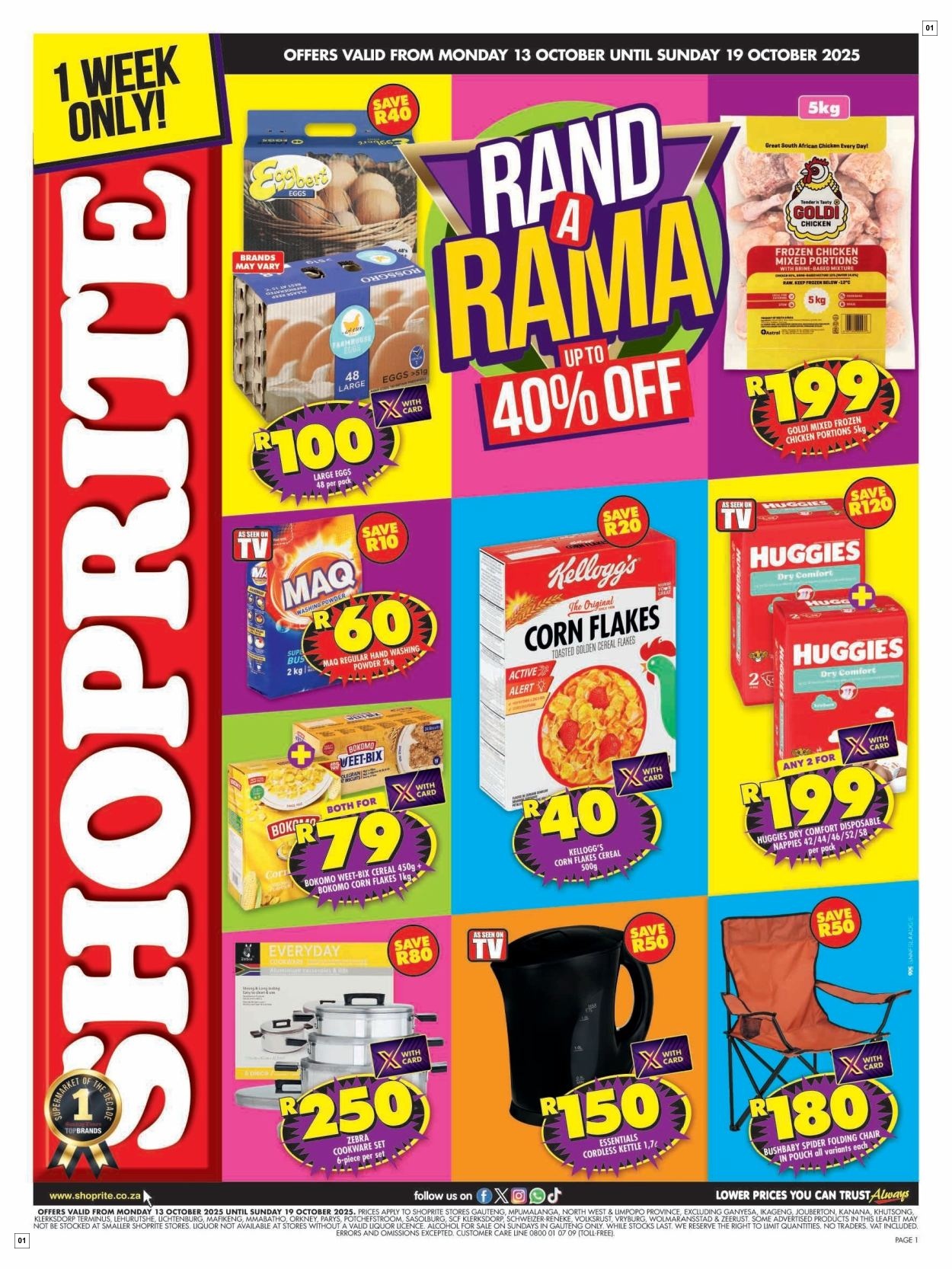 Shoprite Specials 13 Oct - 19 Oct