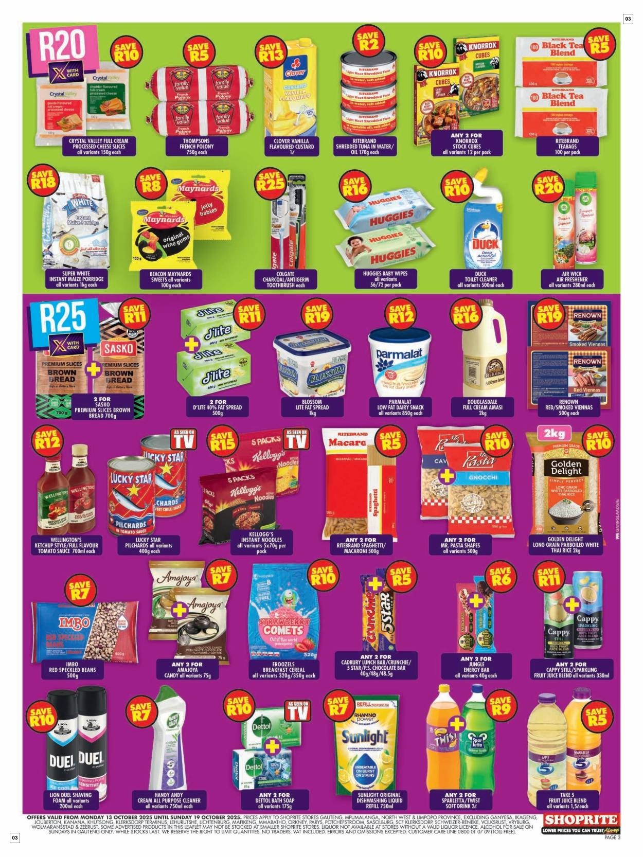 Shoprite Specials 13 Oct - 19 Oct - Page 3