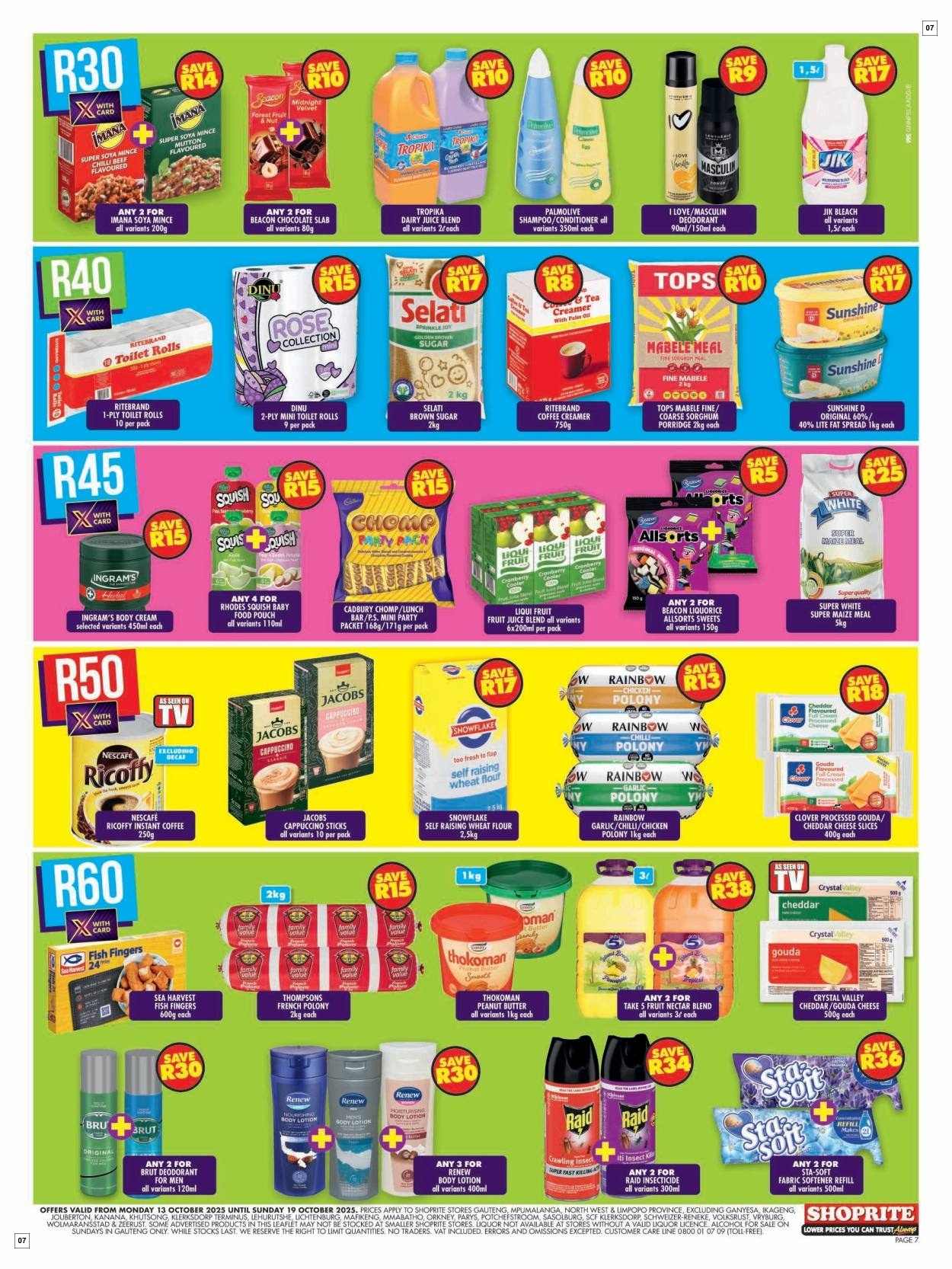 Shoprite Specials 13 Oct - 19 Oct - Page 7